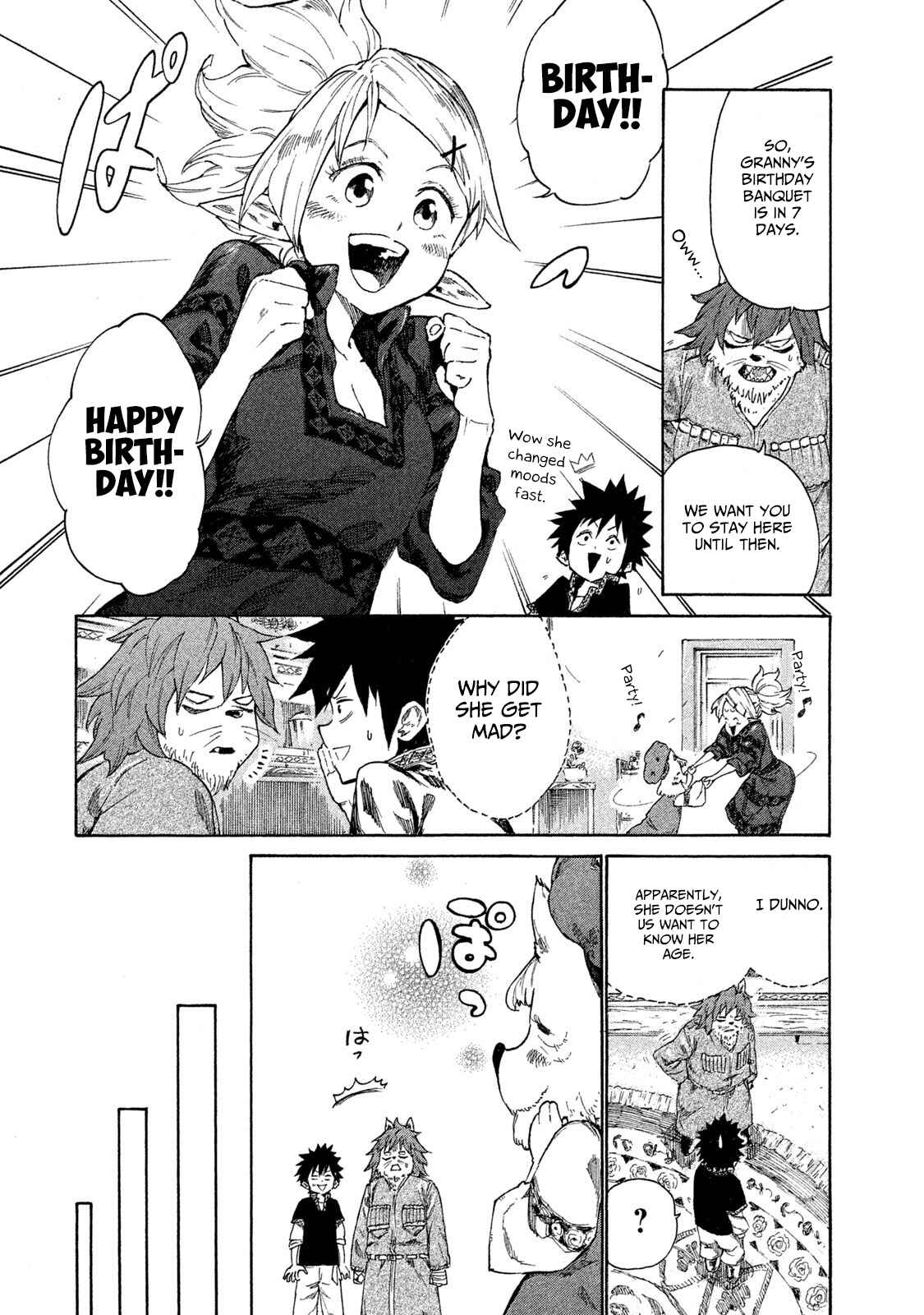 Mazumeshi Elf to Yuuboku gurashi Chapter 7 - Page 15