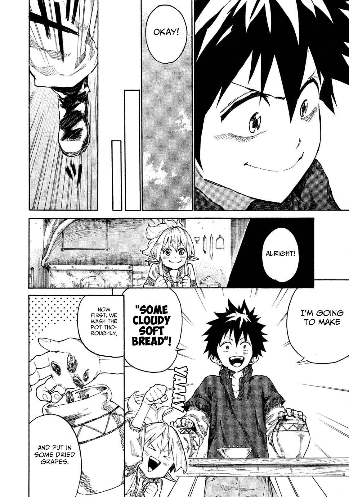 Mazumeshi Elf to Yuuboku gurashi Chapter 7 - Page 33