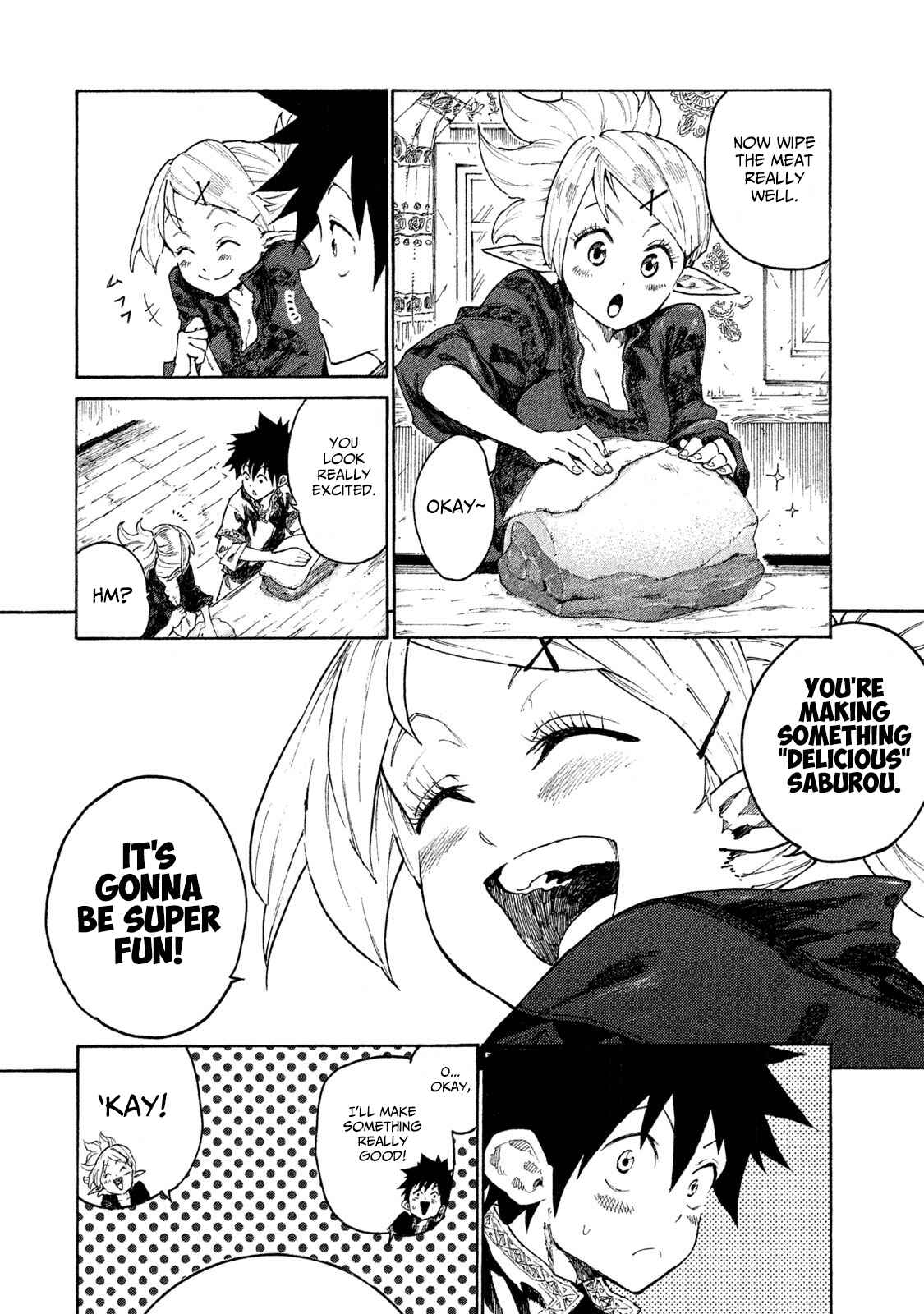 Mazumeshi Elf to Yuuboku gurashi Chapter 7 - Page 9