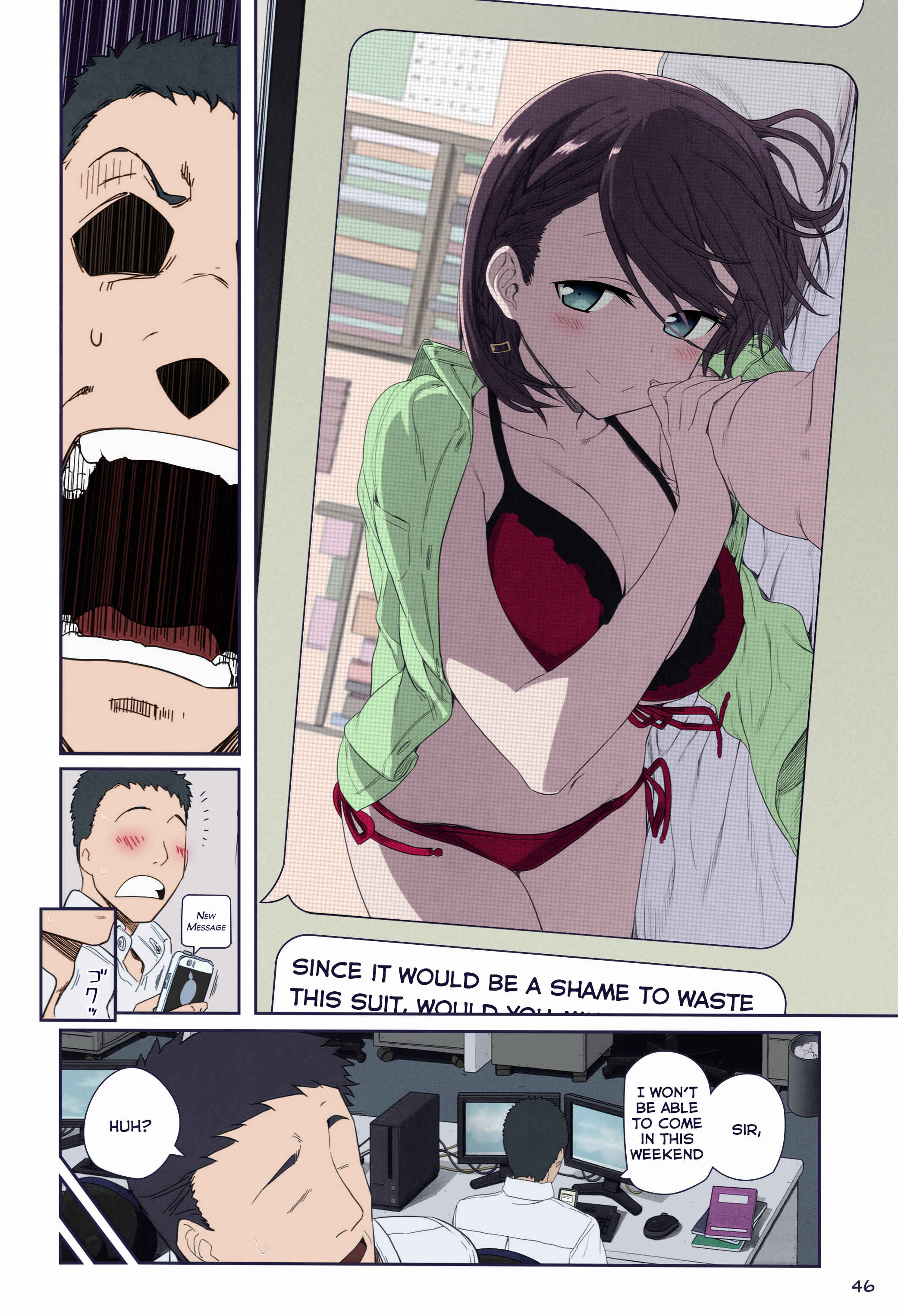 Getsuyoubi no Tawawa (Twitter Webcomic) (Fan Colored) Chapter 5 - Page 10