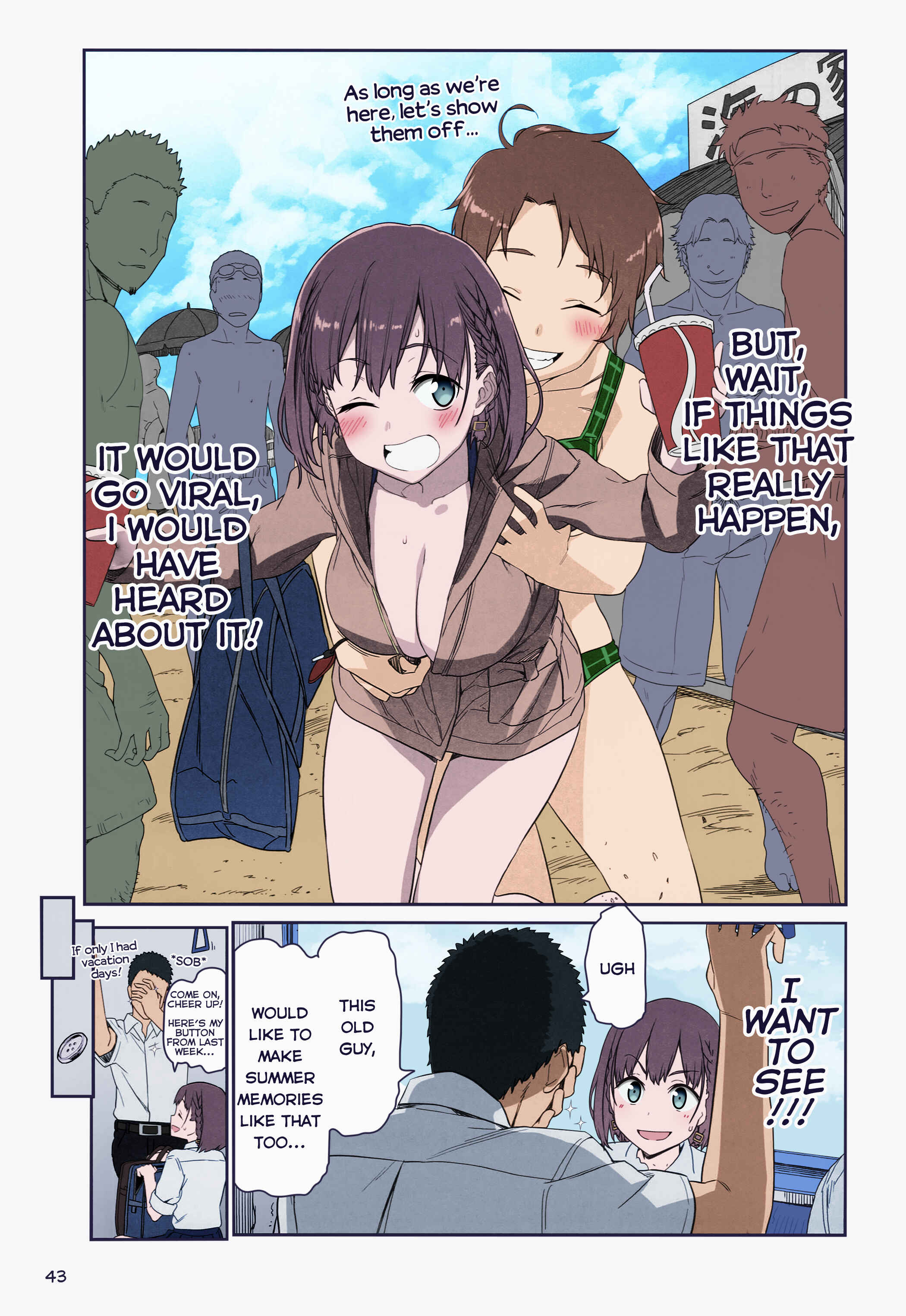 Getsuyoubi no Tawawa (Twitter Webcomic) (Fan Colored) Chapter 5 - Page 7