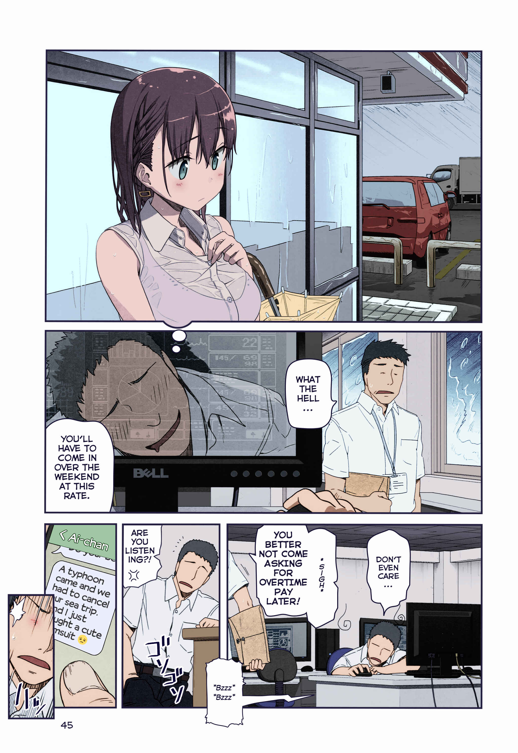 Getsuyoubi no Tawawa (Twitter Webcomic) (Fan Colored) Chapter 5 - Page 9