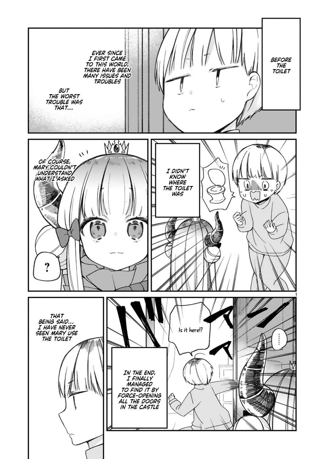 Maousama ni Shoukan Sareta kedo Kotoba ga Tsuujinai Chapter 15.1 - Page 1