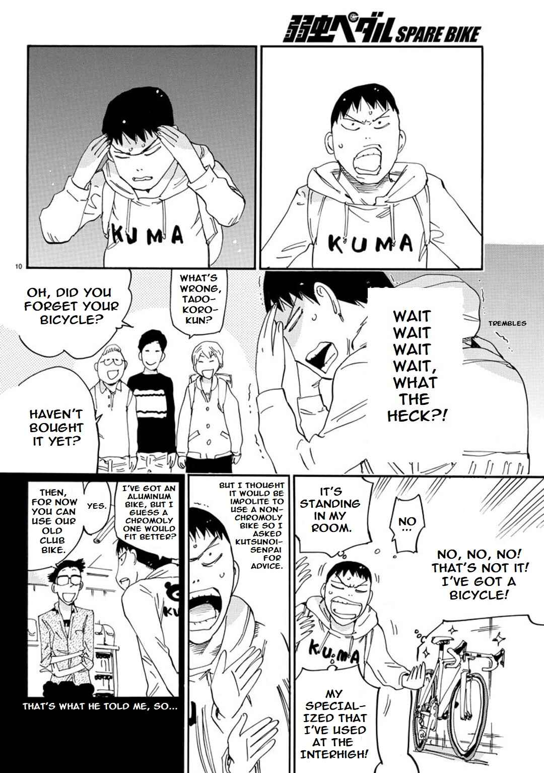 Yowamushi Pedal - Spare Bike Chapter 96 - Page 10