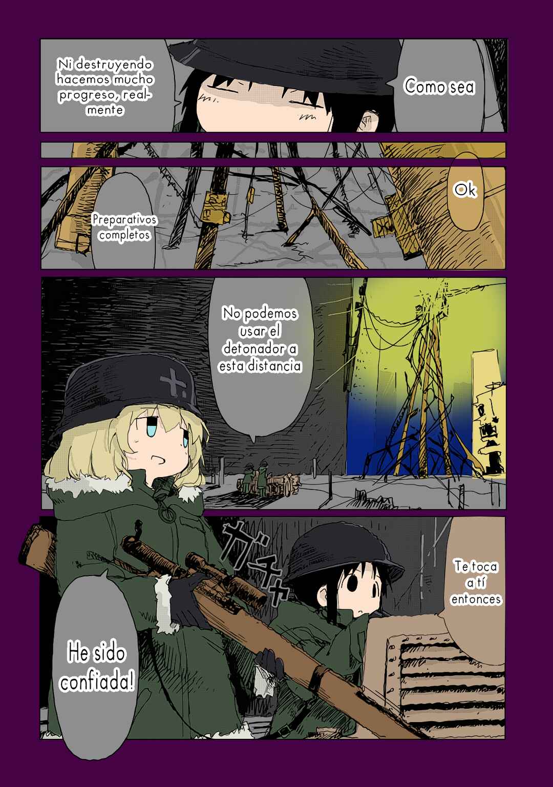 Shoujo Shuumatsu Ryokou (Fan Colored) Chapter 33 - Page 10