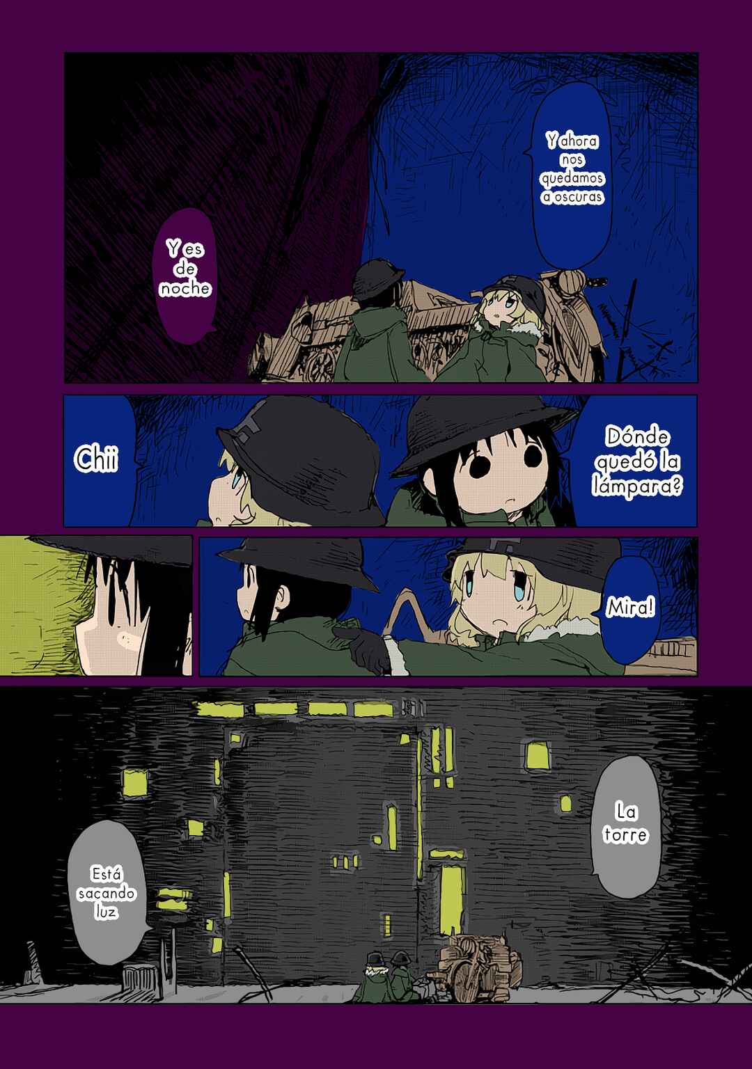 Shoujo Shuumatsu Ryokou (Fan Colored) Chapter 33 - Page 14