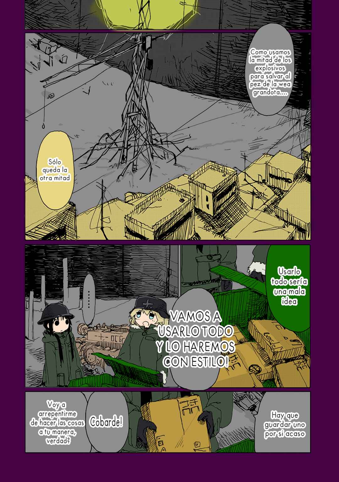 Shoujo Shuumatsu Ryokou (Fan Colored) Chapter 33 - Page 8