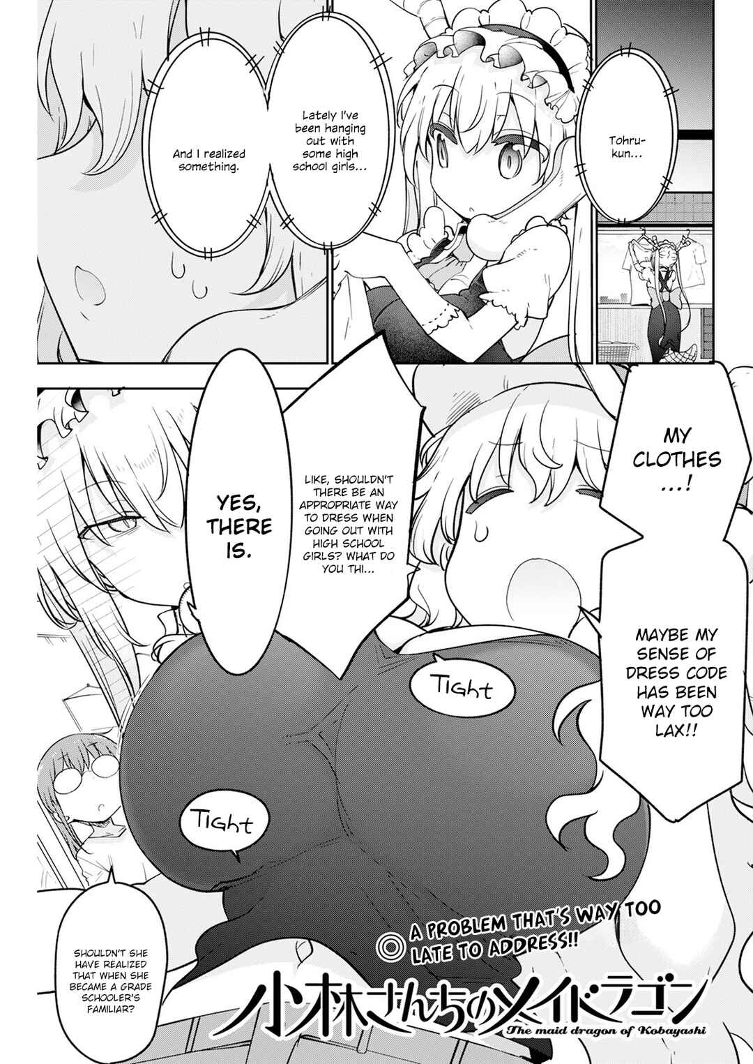 Kobayashi-san Chi no Maid Dragon Chapter 184 - Page 1