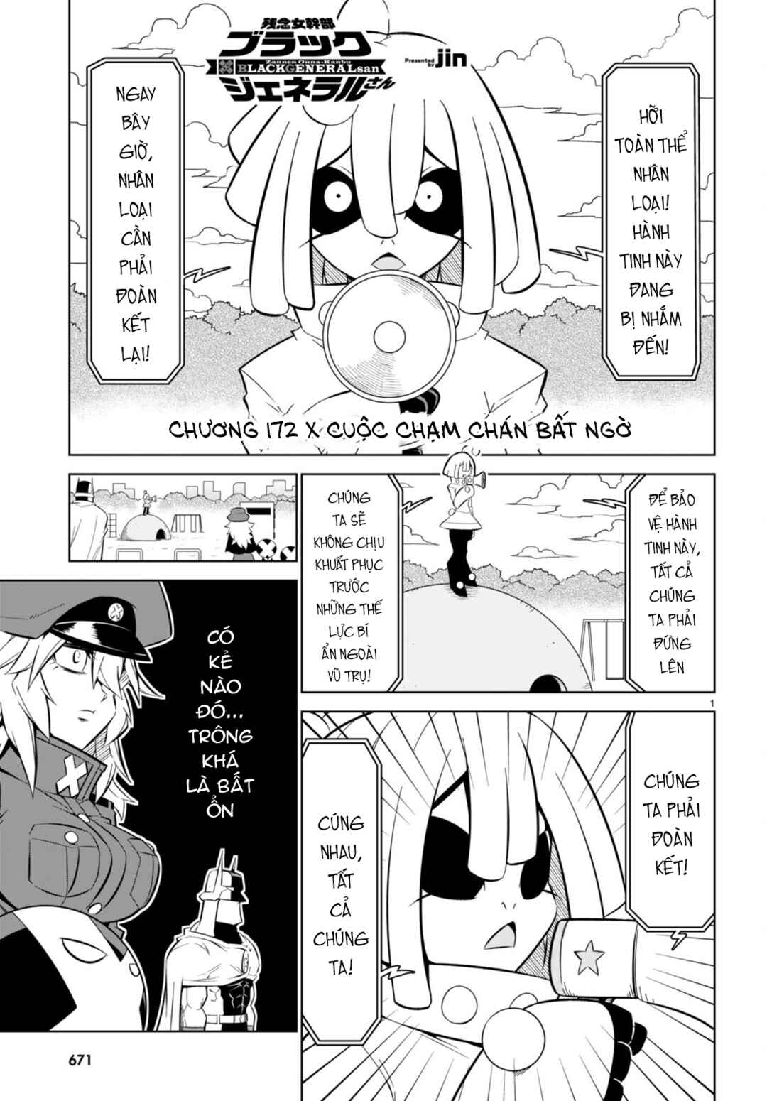 Zannen Onna Kanbu Black General-san Chapter 172 - Page 3