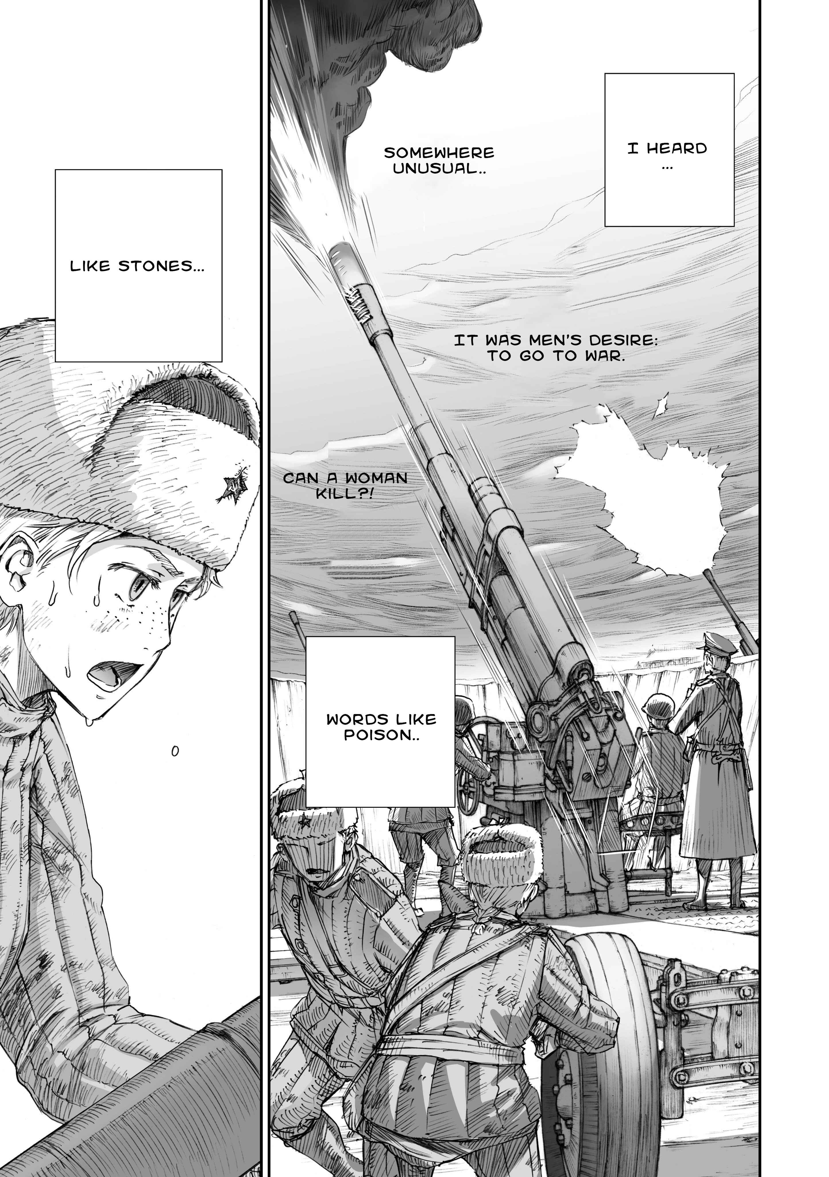 Sensou wa Onna no Kao wo Shiteinai Chapter 5 - Page 1
