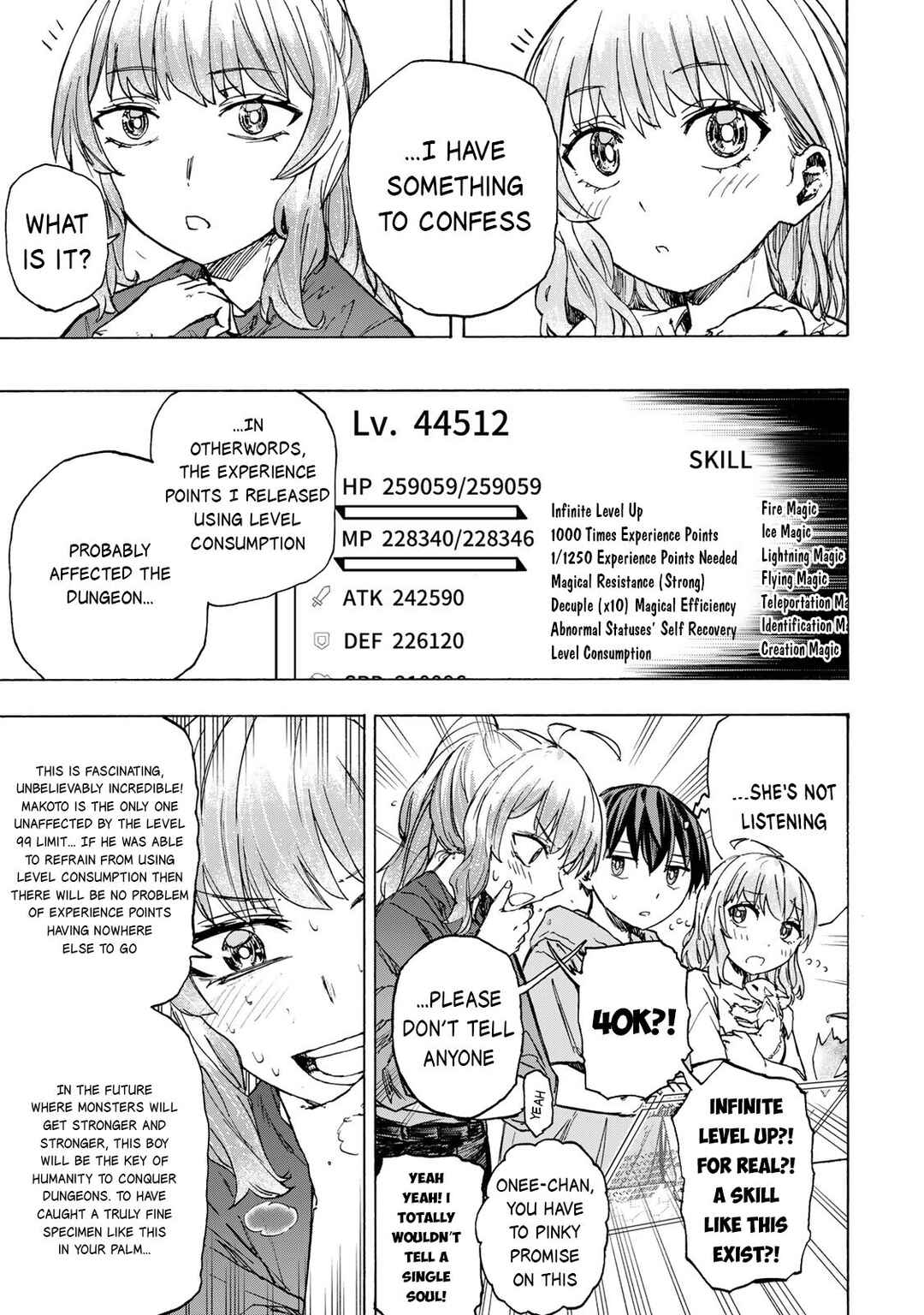 Saikyou de Saisoku no Mugen Level Up ~Sukiru [Keiken-chi 1000-bai] to [Level Free] de Level Jougen no Kase ga Hazureta Ore wa Musou Suru~ Chapter 59 - Page 10