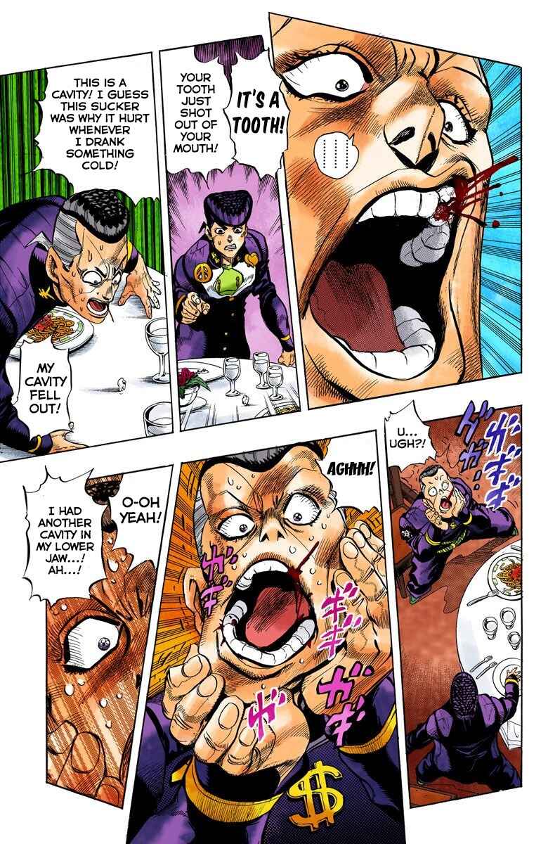 JoJo no Kimyou na Bouken: Part 4 - Diamond wa Kudakenai Color-ban Chapter 40 - Page 12