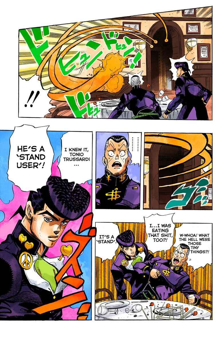 JoJo no Kimyou na Bouken: Part 4 - Diamond wa Kudakenai Color-ban Chapter 40 - Page 20