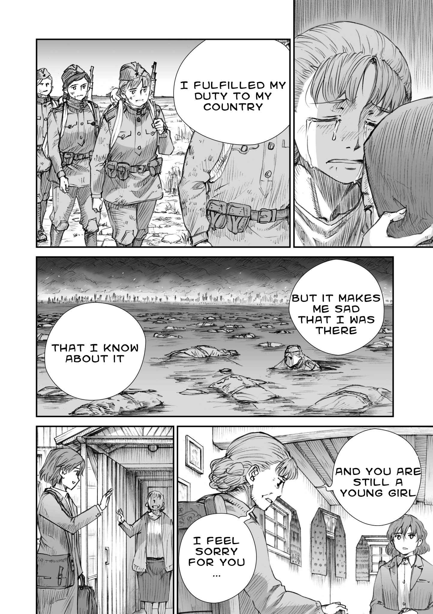 Sensou wa Onna no Kao wo Shiteinai Chapter 13 - Page 10