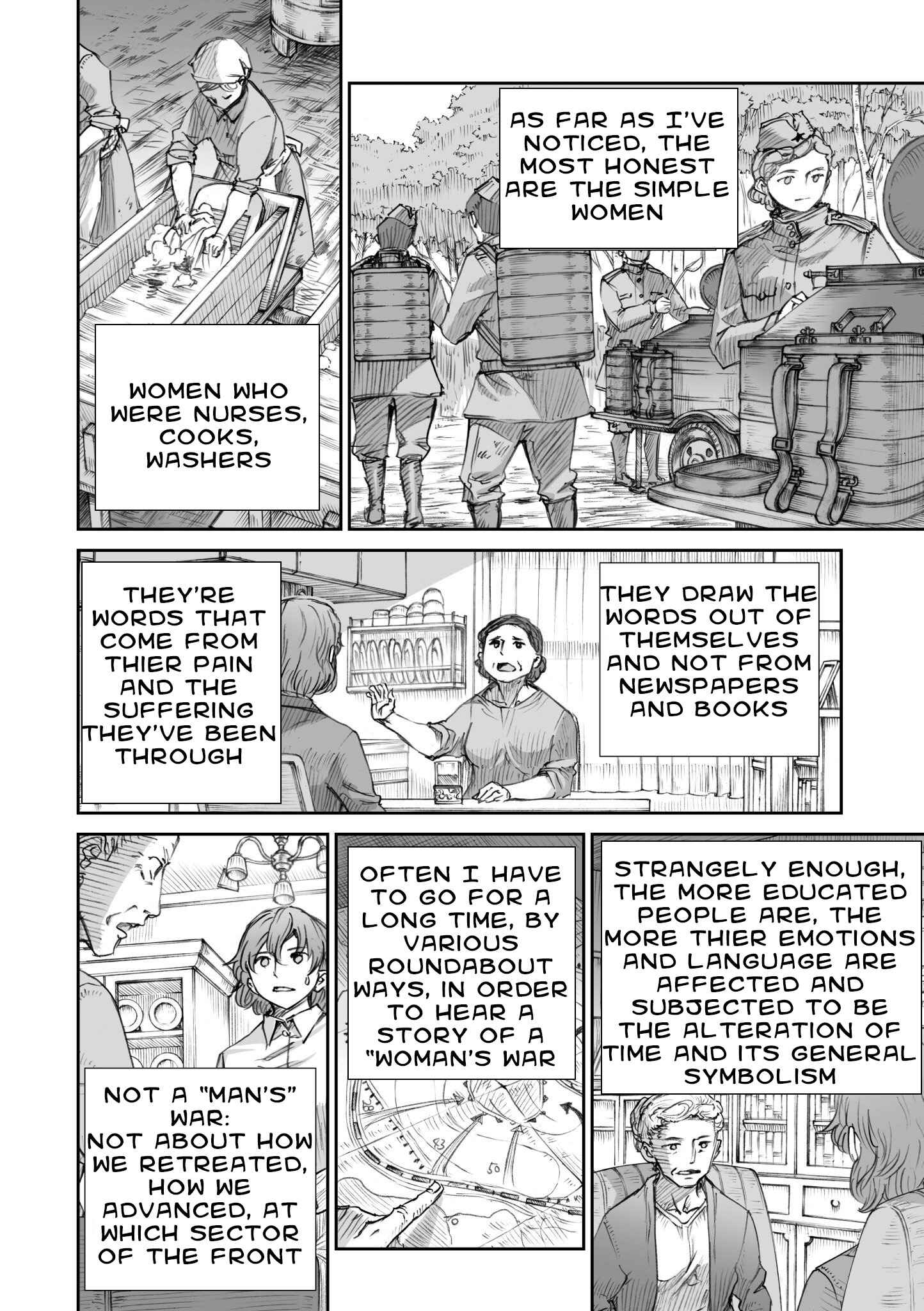 Sensou wa Onna no Kao wo Shiteinai Chapter 13 - Page 4