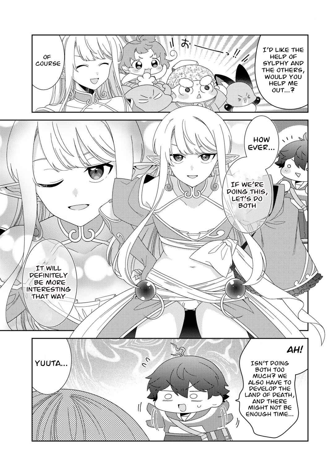 Seirei-tachi no Rakuen to Risou no Isekai Seikatsu Chapter 46 - Page 4