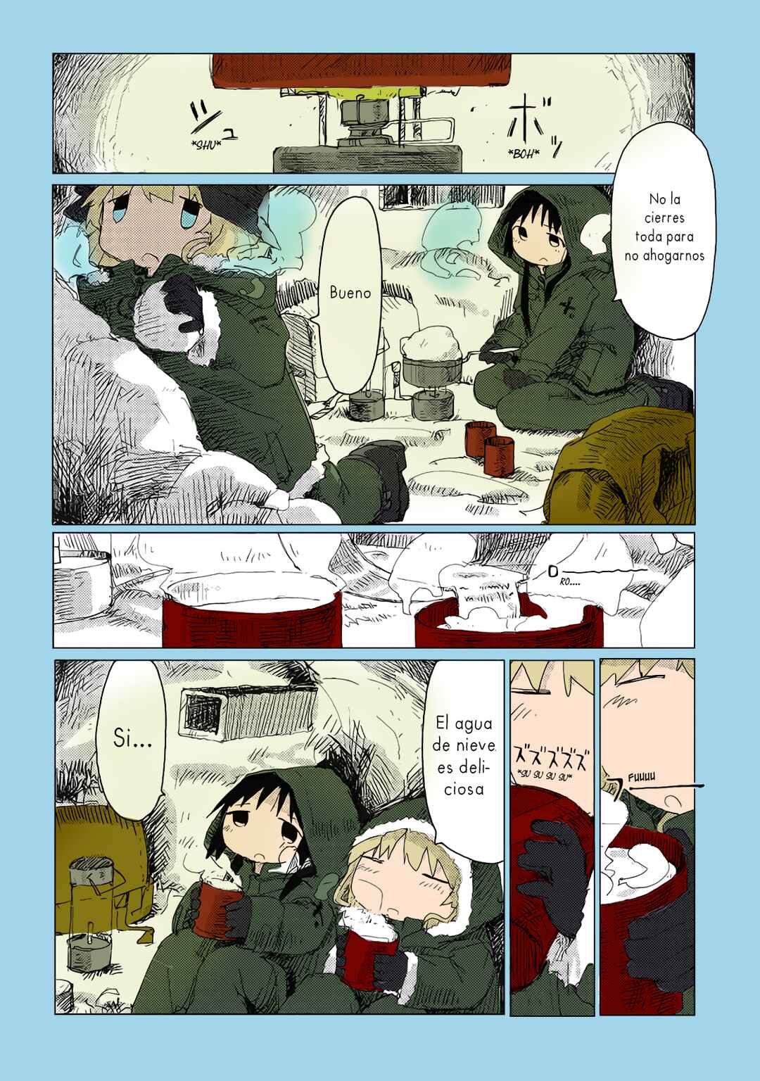 Shoujo Shuumatsu Ryokou (Fan Colored) Chapter 36 - Page 10