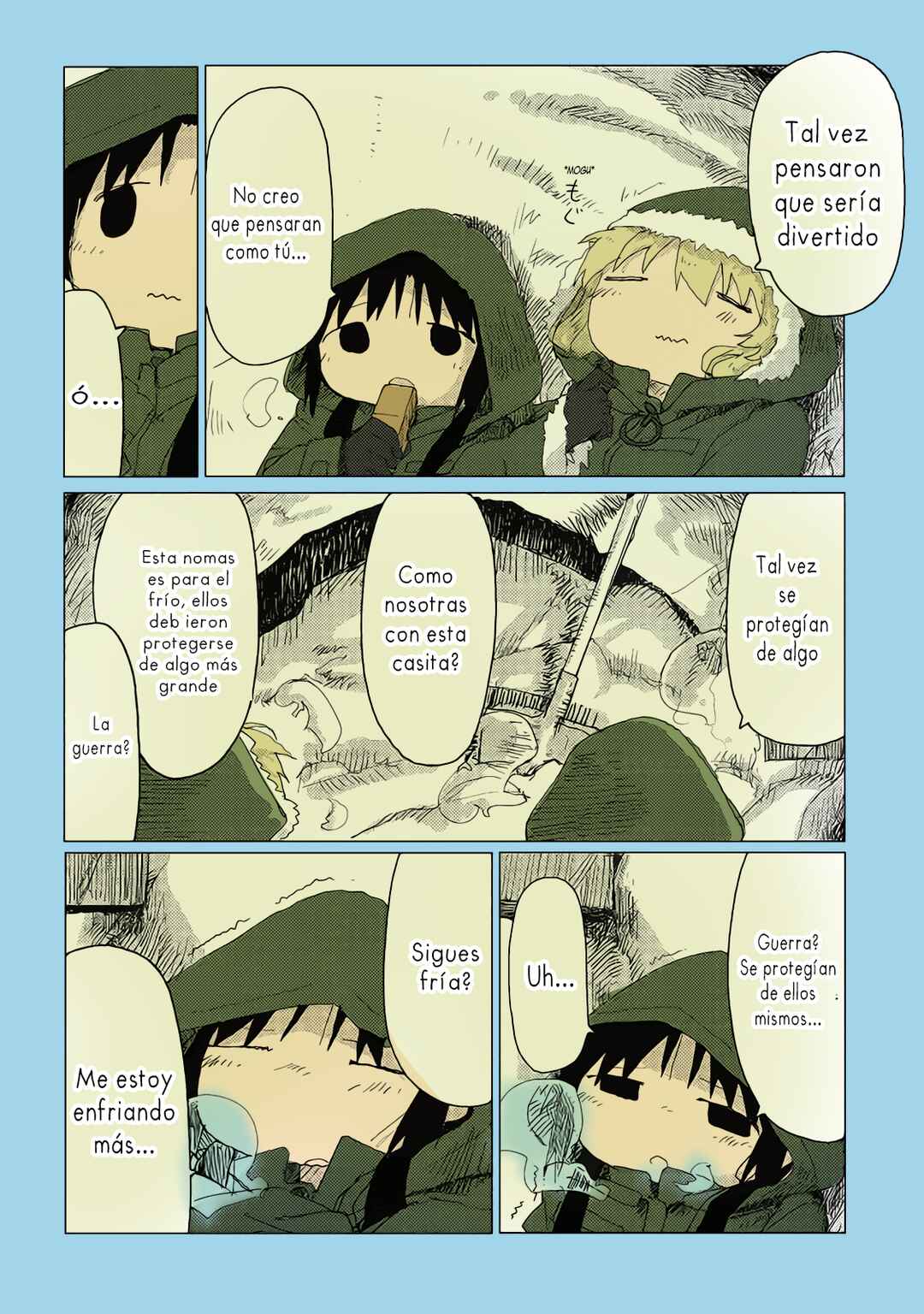 Shoujo Shuumatsu Ryokou (Fan Colored) Chapter 36 - Page 12