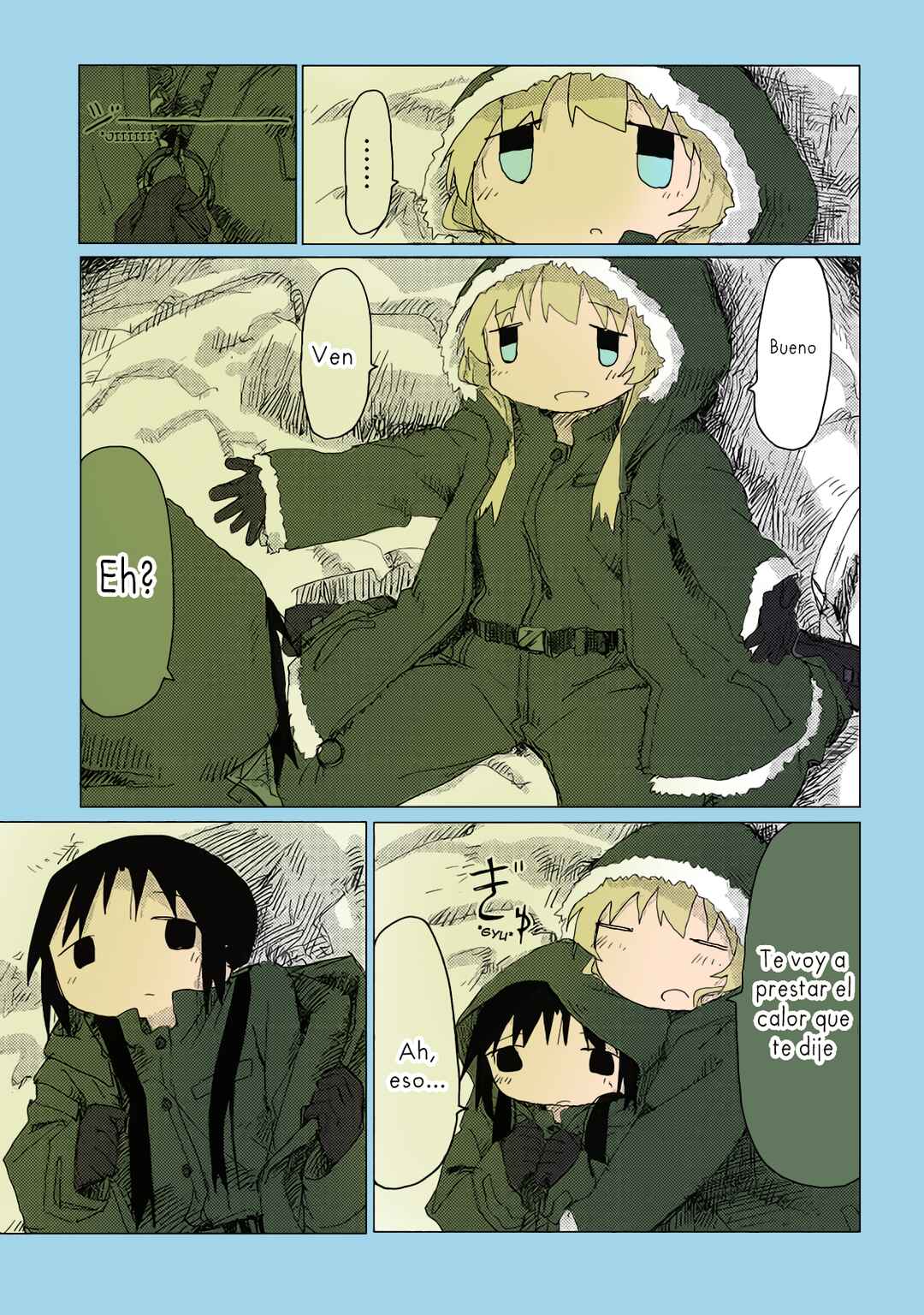 Shoujo Shuumatsu Ryokou (Fan Colored) Chapter 36 - Page 13