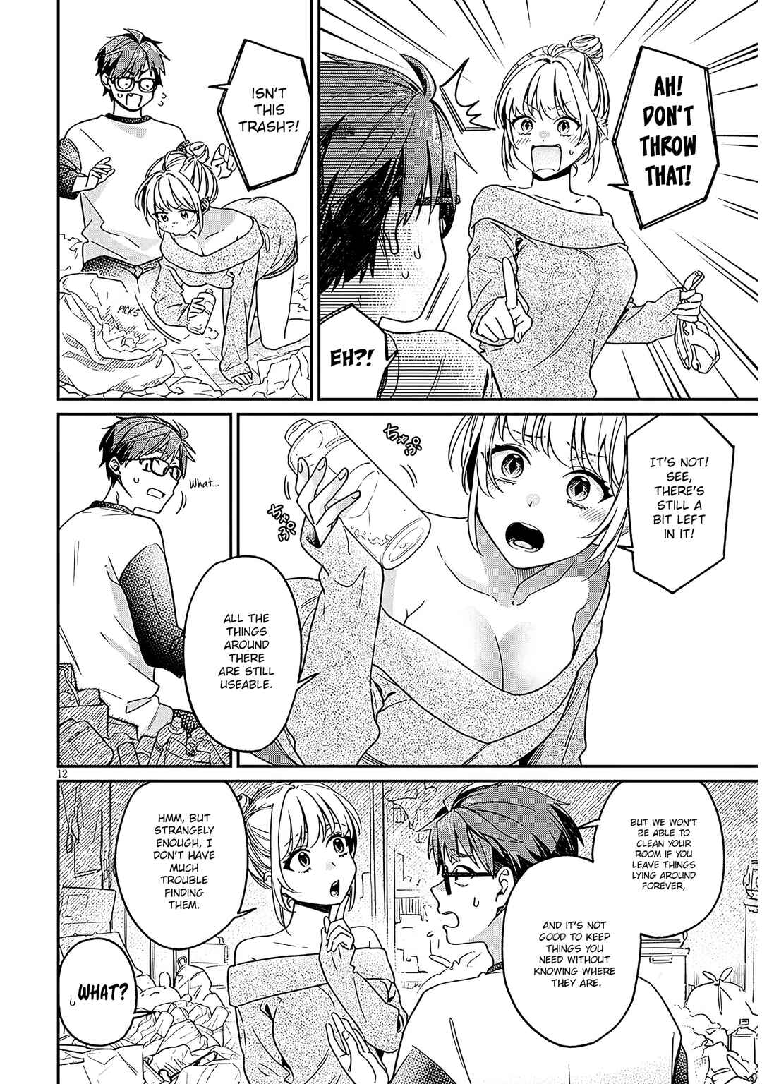 Kuse Tsuyo Kanojo wa Toko ni Izanau Chapter 3.1 - Page 12