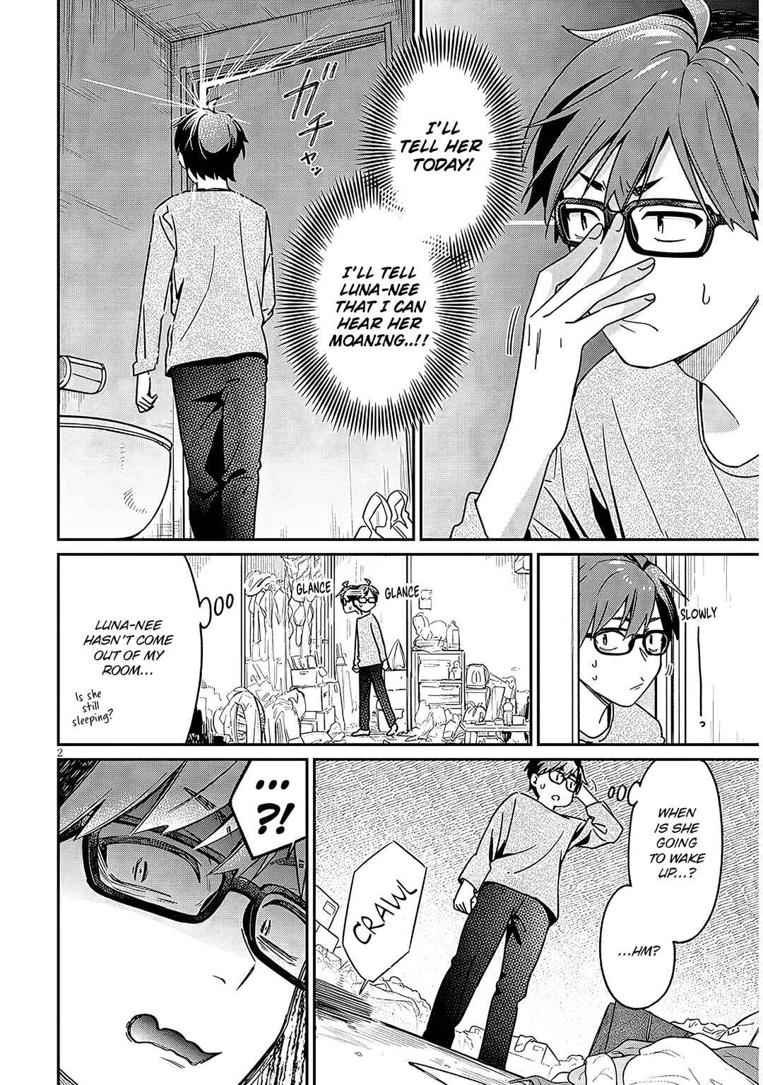 Kuse Tsuyo Kanojo wa Toko ni Izanau Chapter 3.1 - Page 2