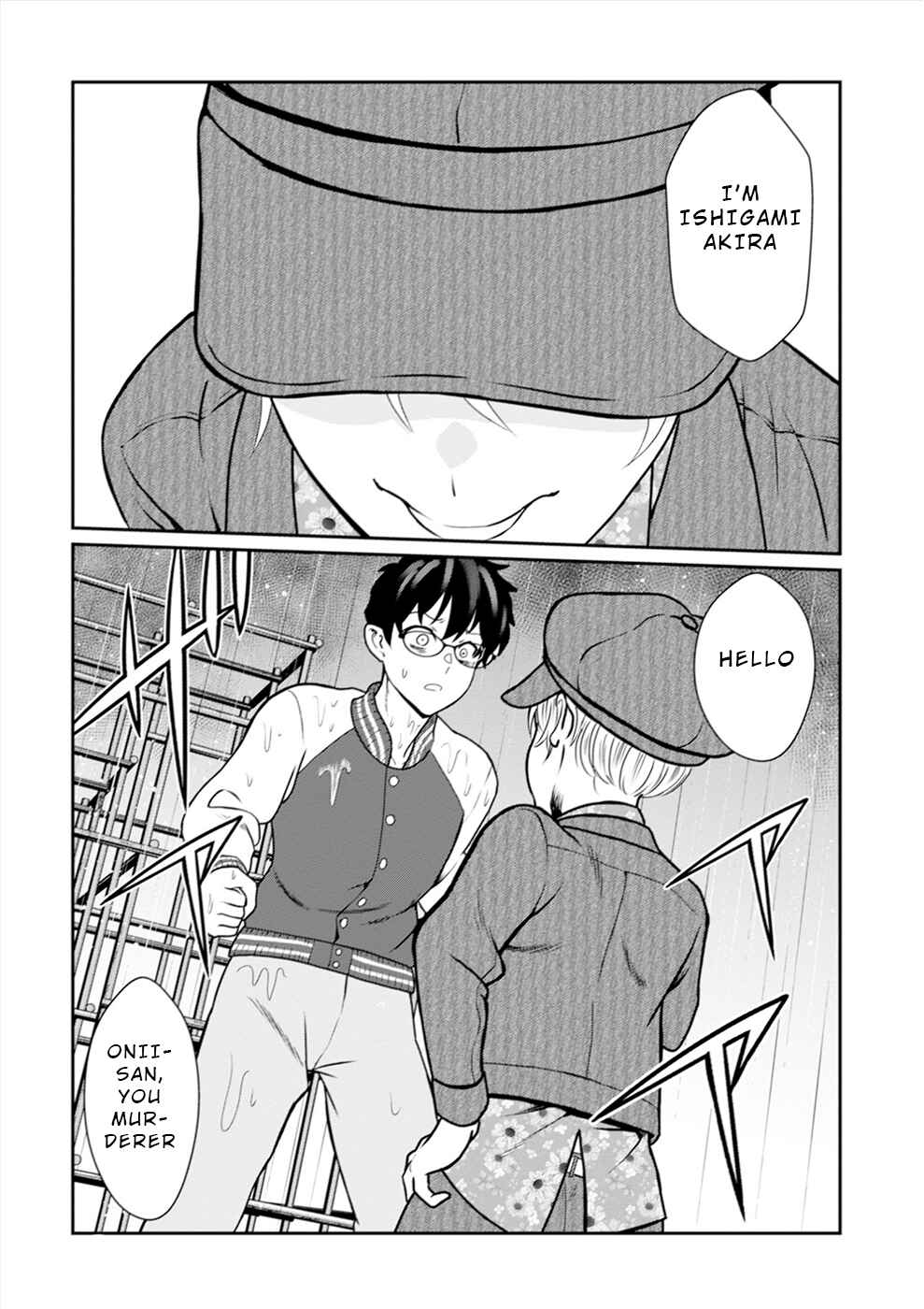 Leveling Murder ~Shuu ni Ichido Hito wo Korosanai to Jibun ga Shinde Shimau no de, Sore Nara Isso Kanzenchoaku Shiyou to Omoimasu~ Chapter 1 - Page 30