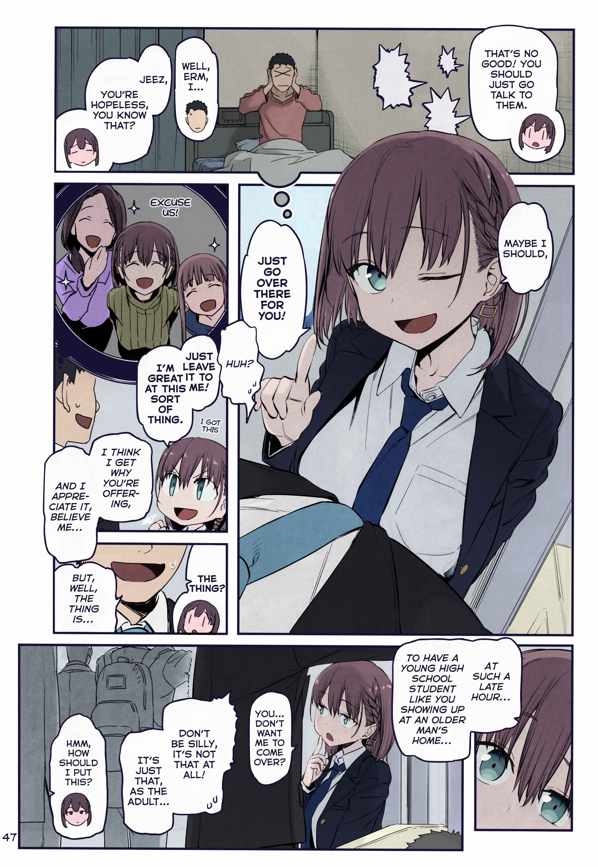 Getsuyoubi no Tawawa (Twitter Webcomic) (Fan Colored) Chapter 19 - Page 13