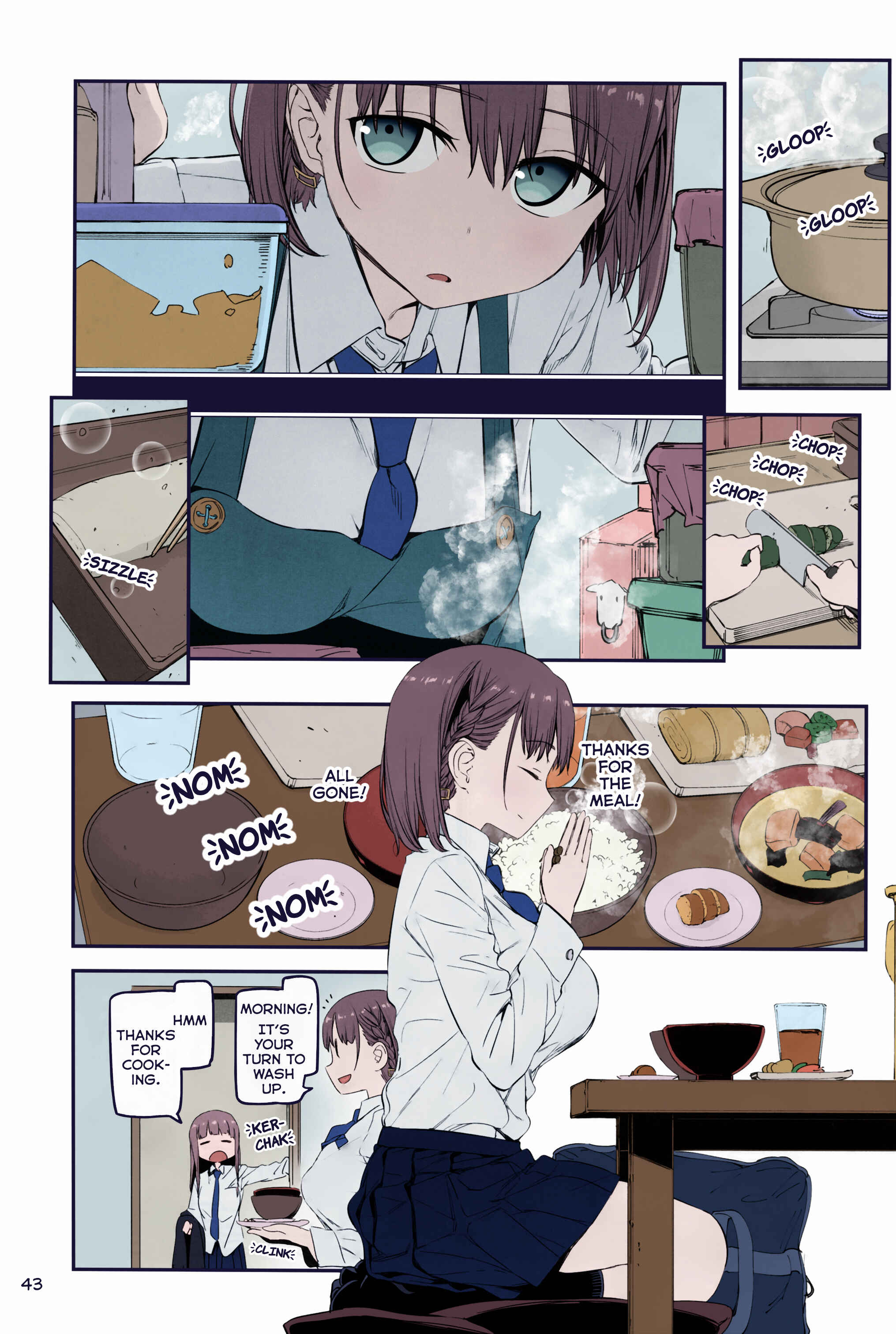 Getsuyoubi no Tawawa (Twitter Webcomic) (Fan Colored) Chapter 19 - Page 9