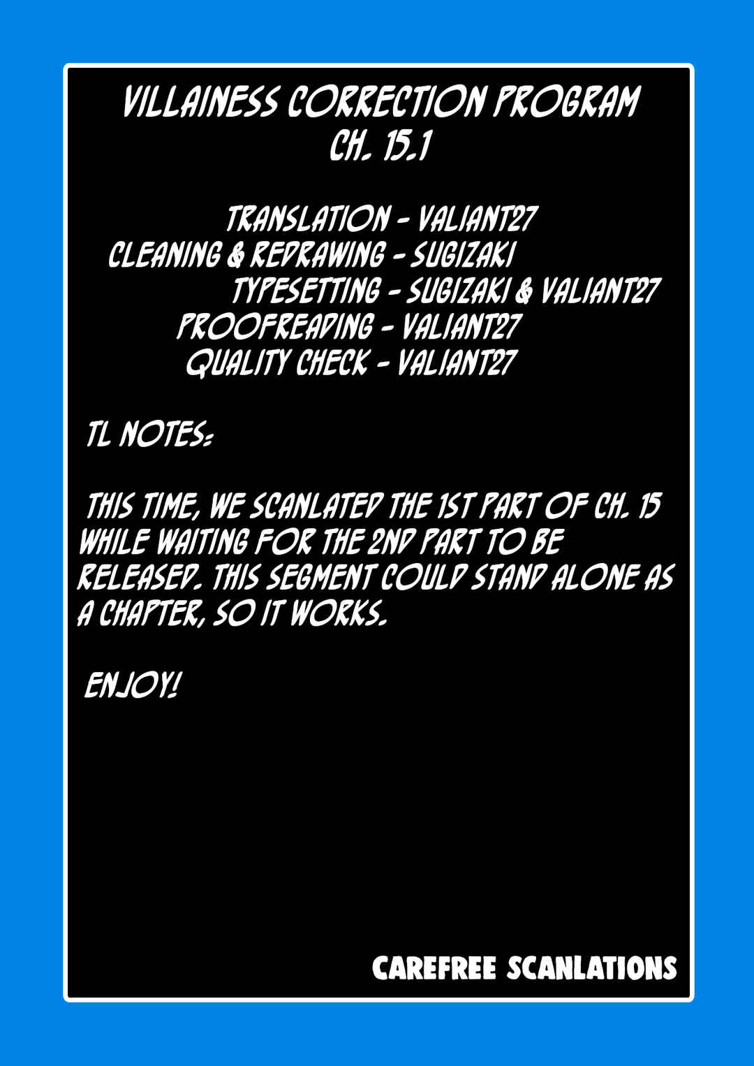 Akujo Kyosei Keikaku Chapter 15.1 - Page 19