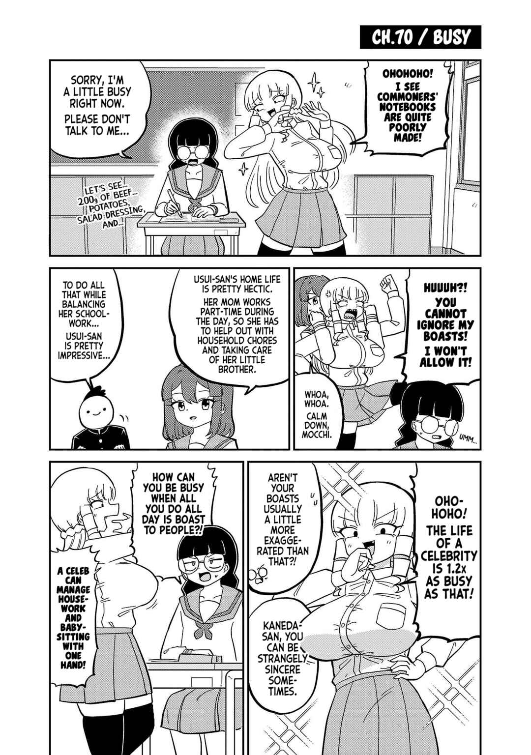 Mount Celeb Kaneda-san Chapter 70 - Page 1