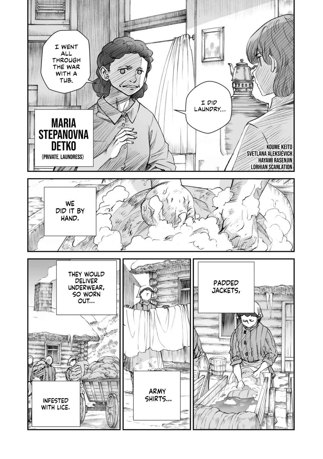 Sensou wa Onna no Kao wo Shiteinai Chapter 24.2 - Page 3