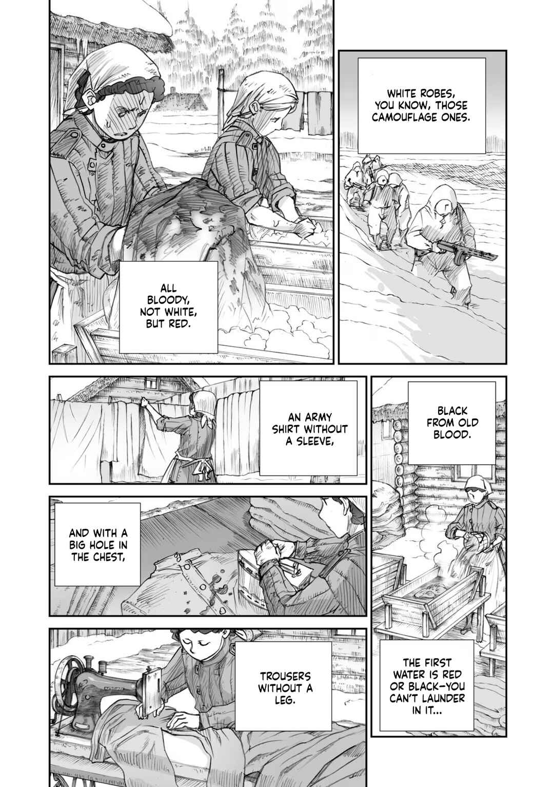 Sensou wa Onna no Kao wo Shiteinai Chapter 24.2 - Page 4