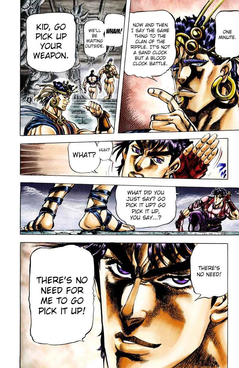 JoJo no Kimyou na Bouken: Part 2 - Sentou Chouryuu Color-ban Chapter 24 - Page 14