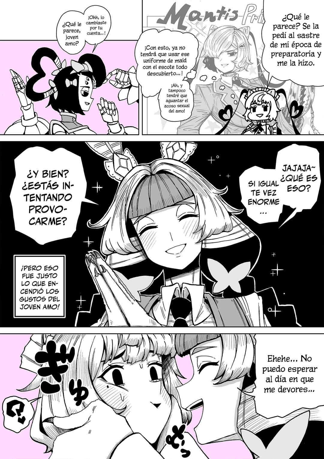 Kamakiri Maid to Chouchou no Goshujin-sama Chapter 15 - Page 2