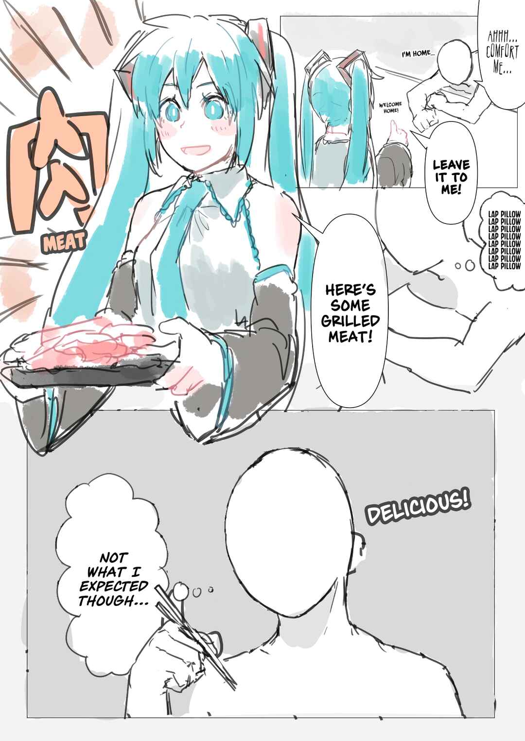VOCALOID - The Daily Life of Master & Hatsune Miku (Doujinshi) Chapter 12 - Page 1