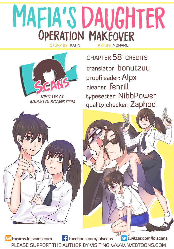 Mafia's Daughter: Operation Makeover Chapter 58 - Page 1