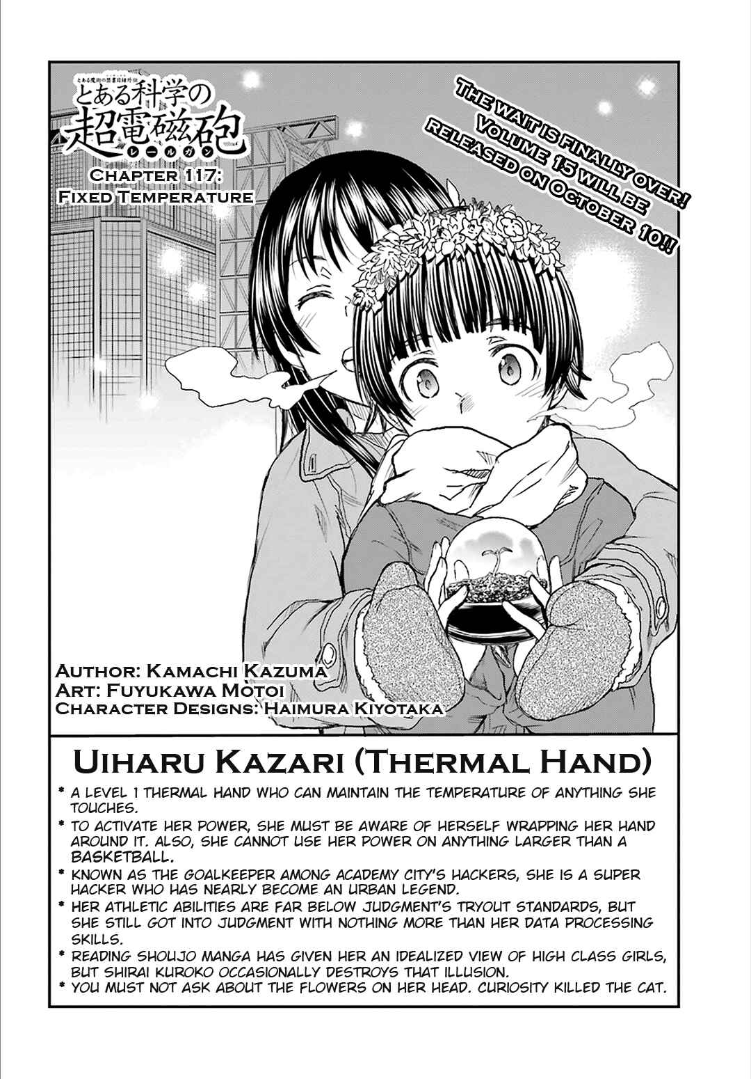 Toaru Majutsu no Index Gaiden: Toaru Kagaku no Railgun Chapter 117 - Page 14