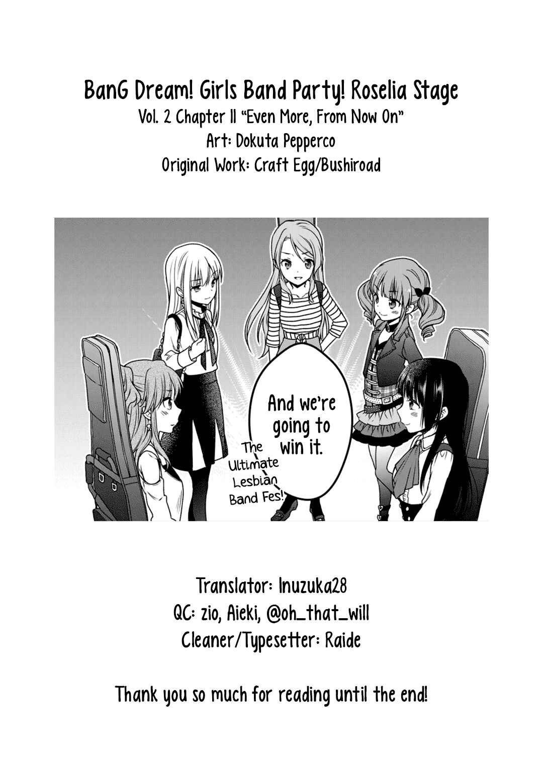 BanG Dream! Girls Band Party! Roselia Stage Chapter 11 - Page 31