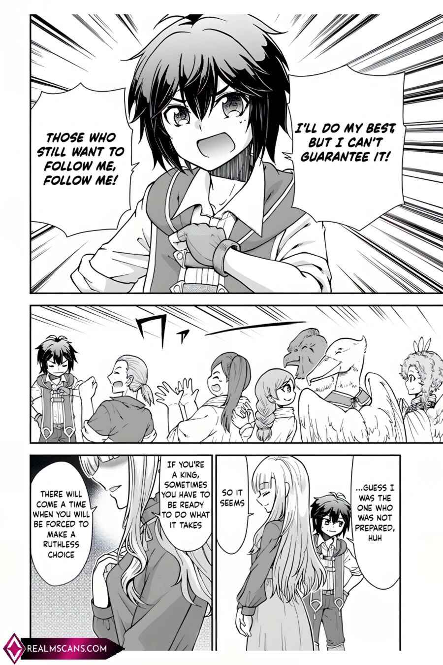 Tenohira Kaitaku Mura de Isekai Kenkokuki ~Fueteku Yome-tachi to Nonbiri Mujintou Life~ Chapter 35 - Page 19