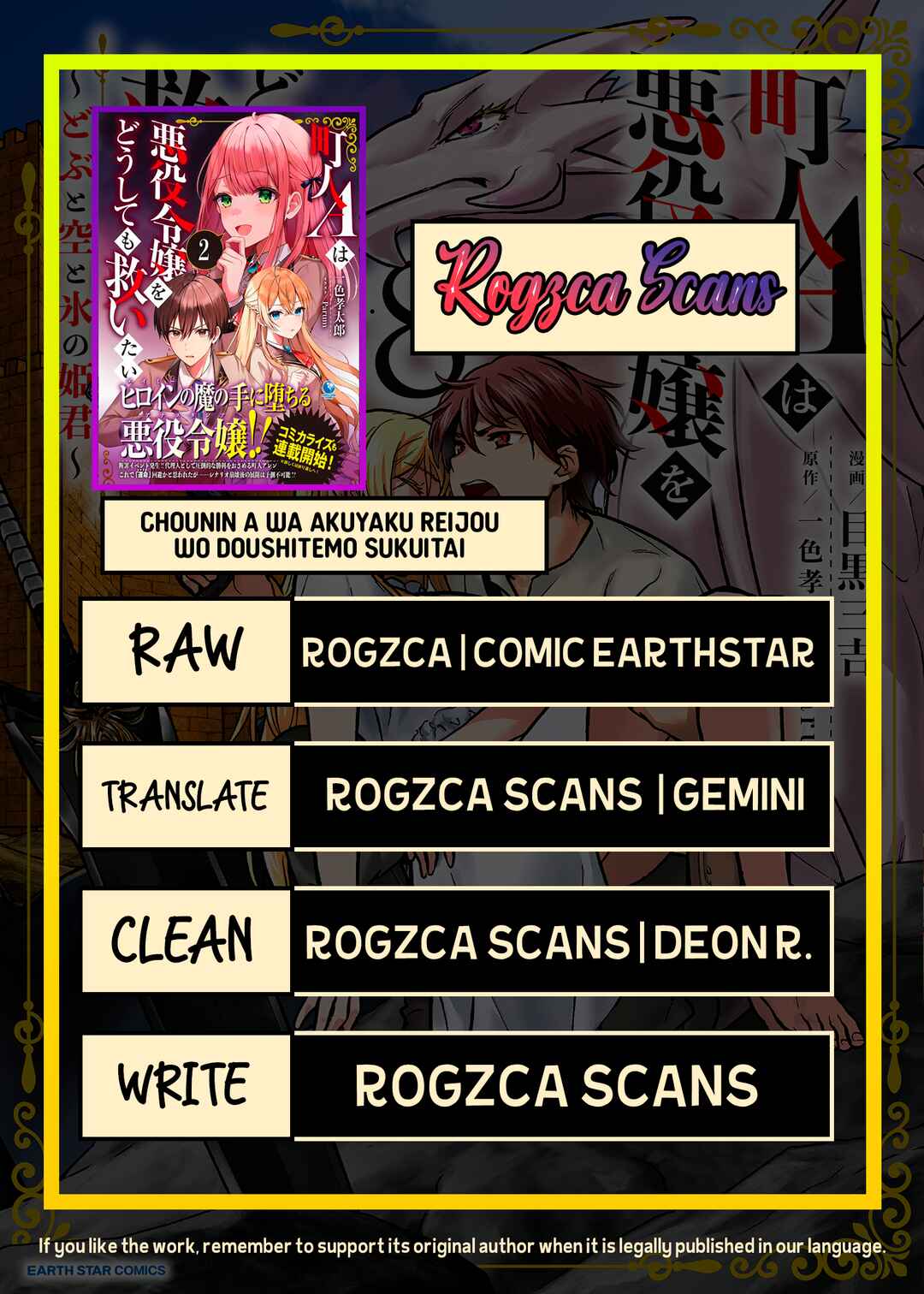 Chounin A wa Akuyaku Reijou o Doushitemo Sukuitai: Dobu to Sora to Koori no Himegimi Chapter 44.1 - Page 1