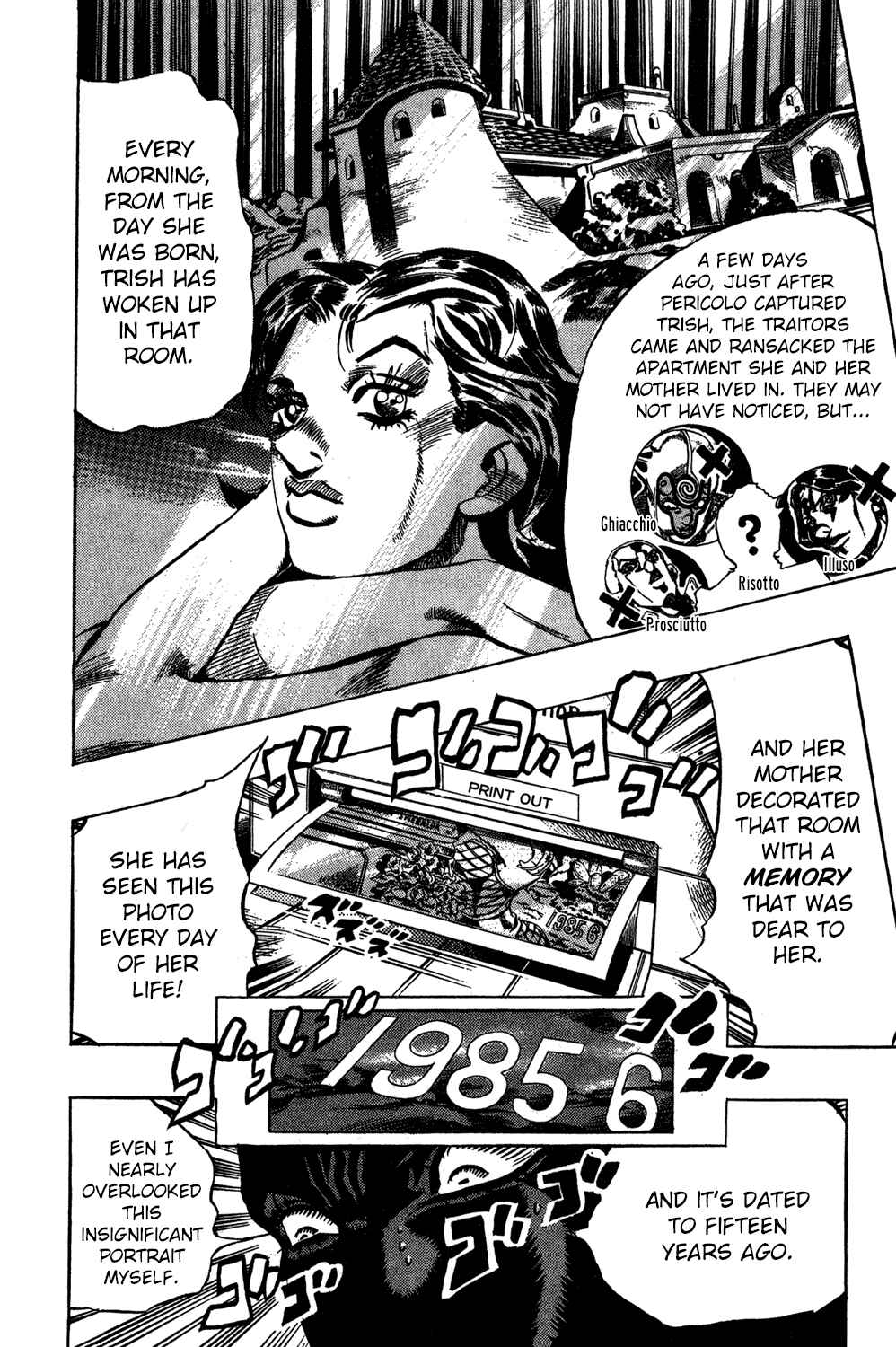 JoJo no Kimyou na Bouken: Part 5 - Ougon no Kaze Chapter 101 - Page 15