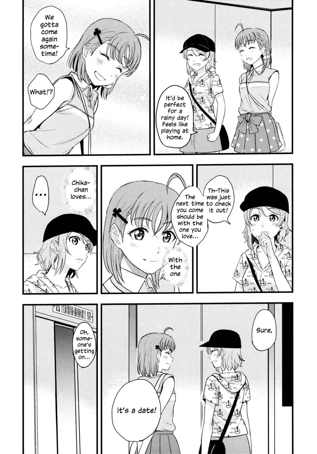 Love Live! Sunshine!! - A Love-Tinted Aquamarine (Doujinshi) Chapter 6 - Page 24