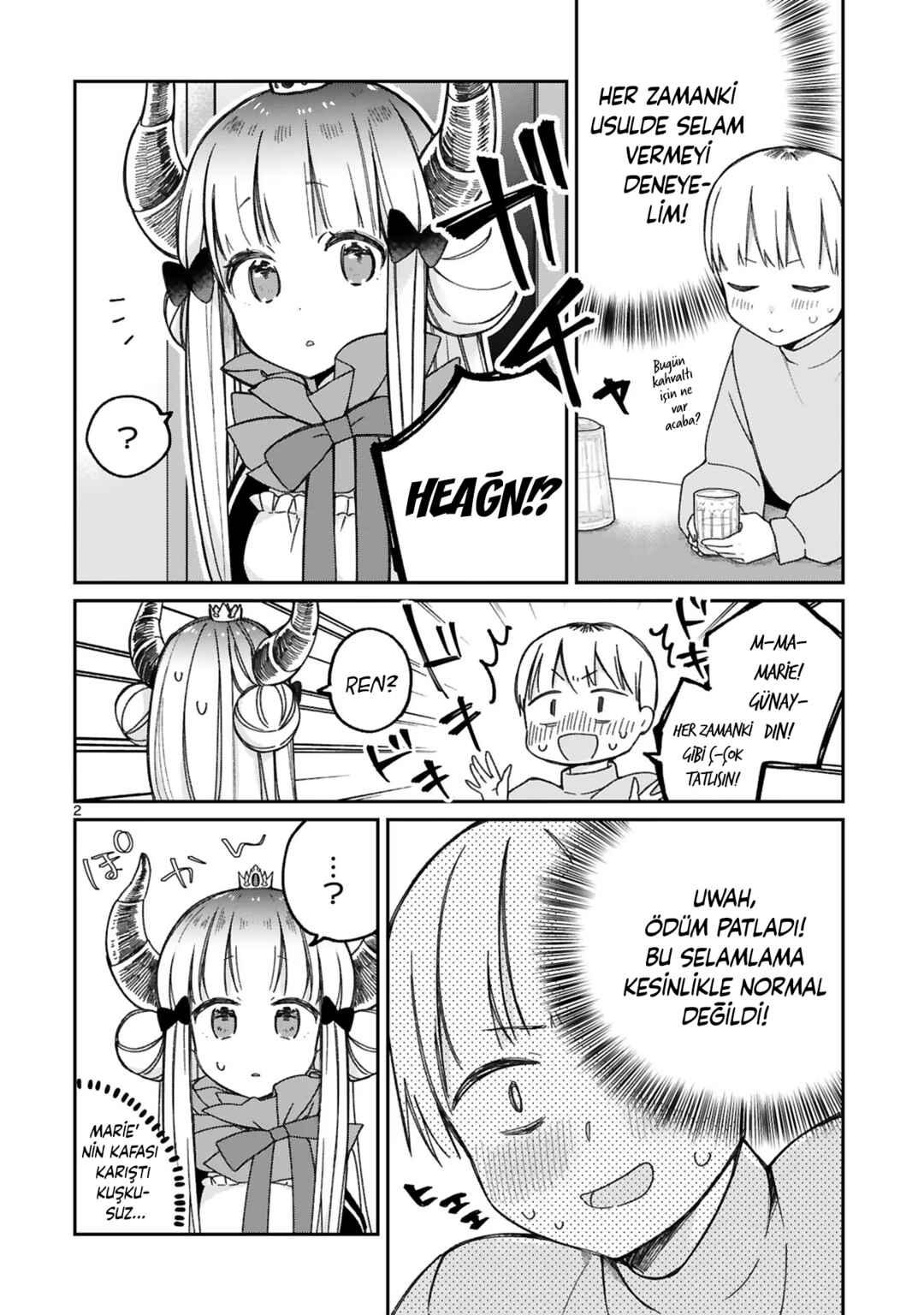 Maousama ni Shoukan Sareta kedo Kotoba ga Tsuujinai Chapter 14 - Page 2