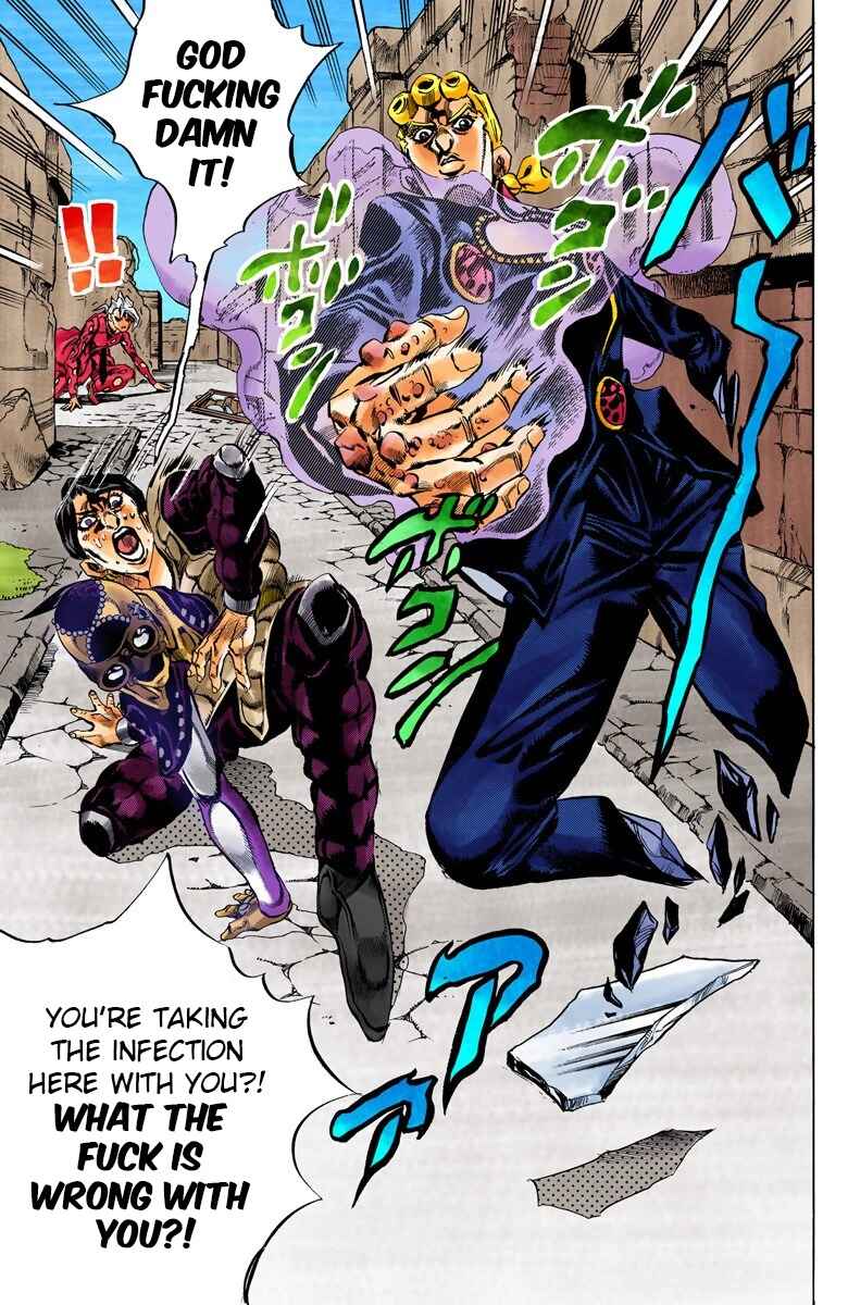 JoJo no Kimyou na Bouken: Part 5 - Ougon no Kaze Color-ban Chapter 45 - Page 10