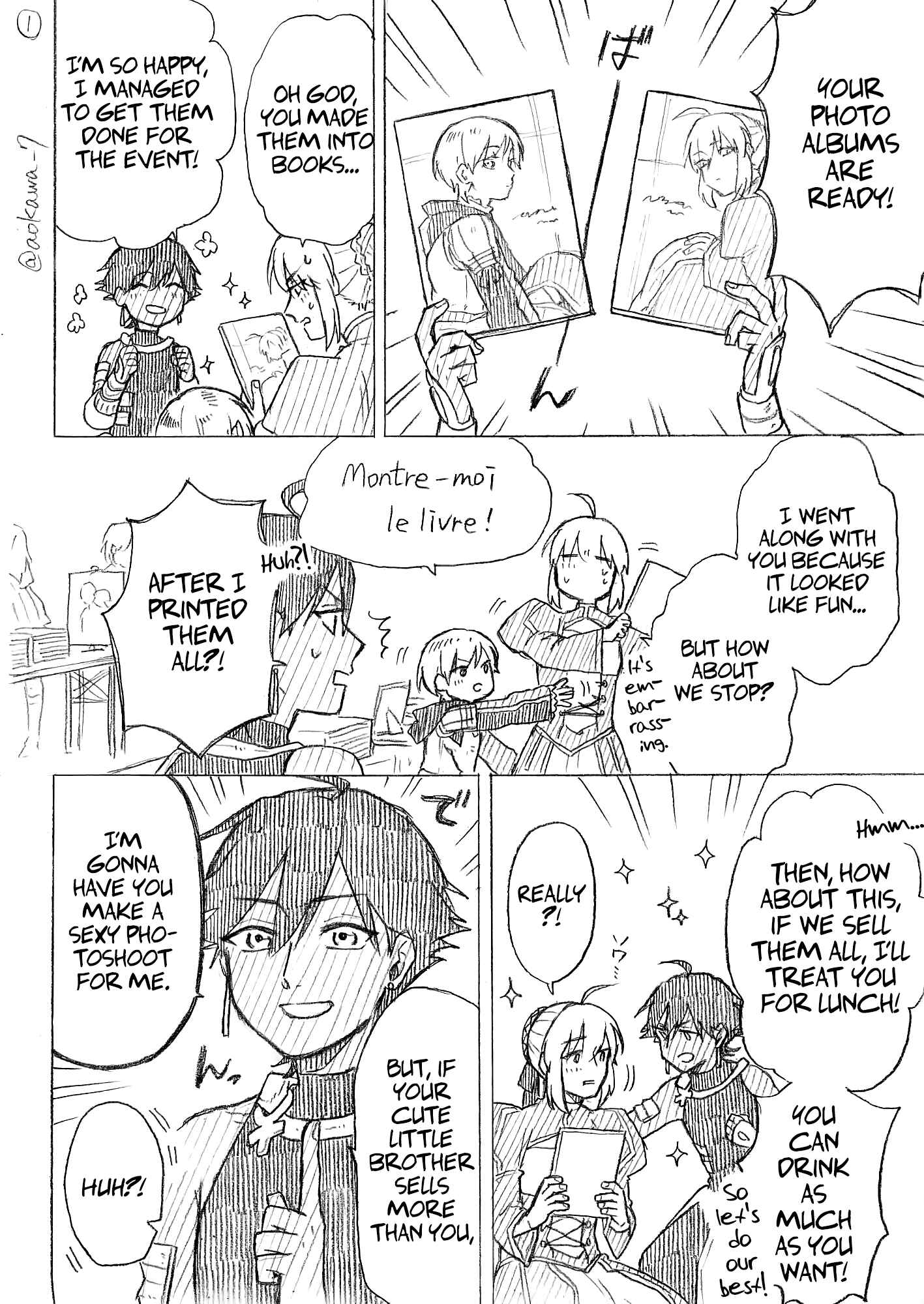 Josou Cosplayer ni Otouto ga Dekiru Manga Chapter 7.3 - Page 1
