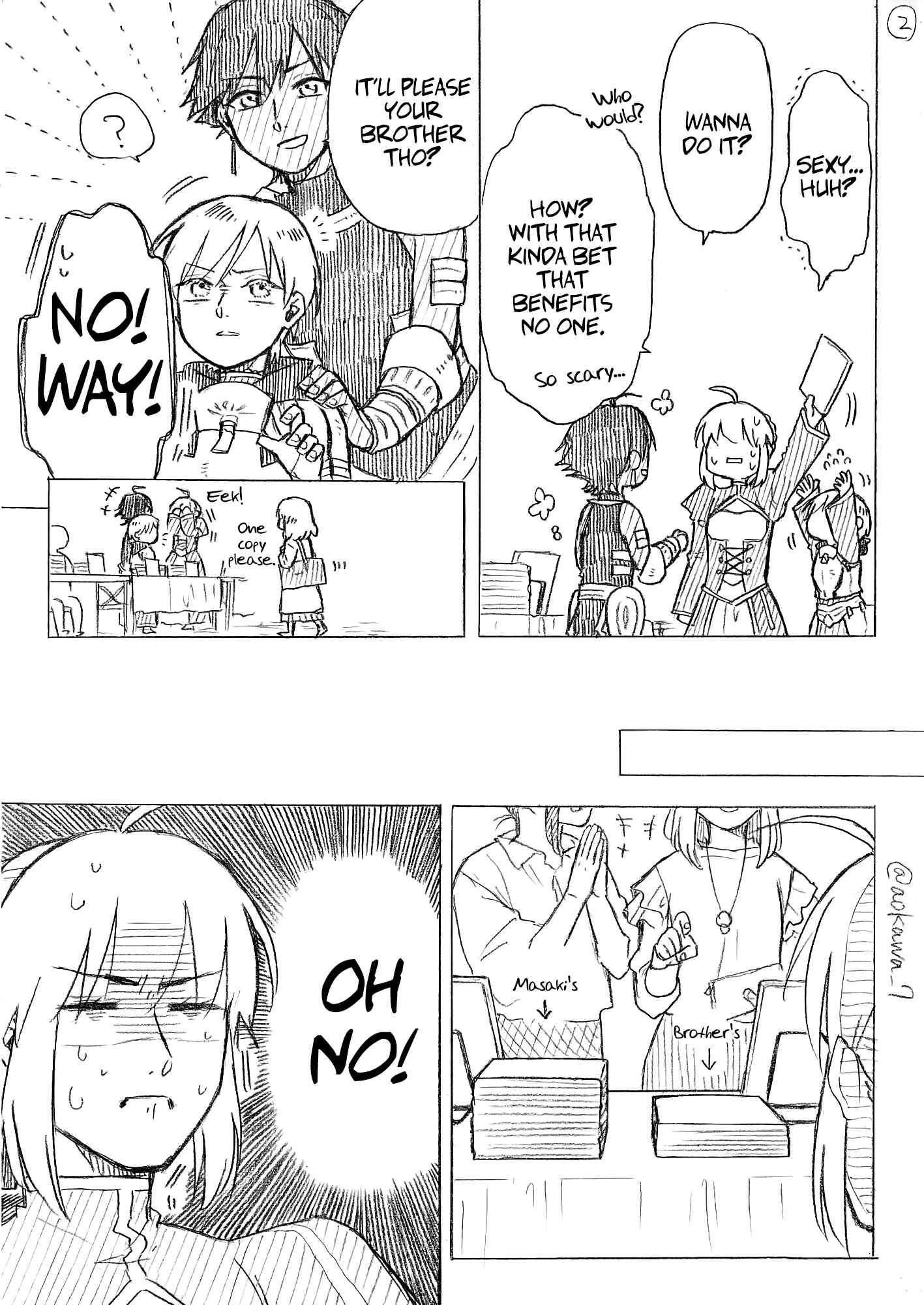 Josou Cosplayer ni Otouto ga Dekiru Manga Chapter 7.3 - Page 2