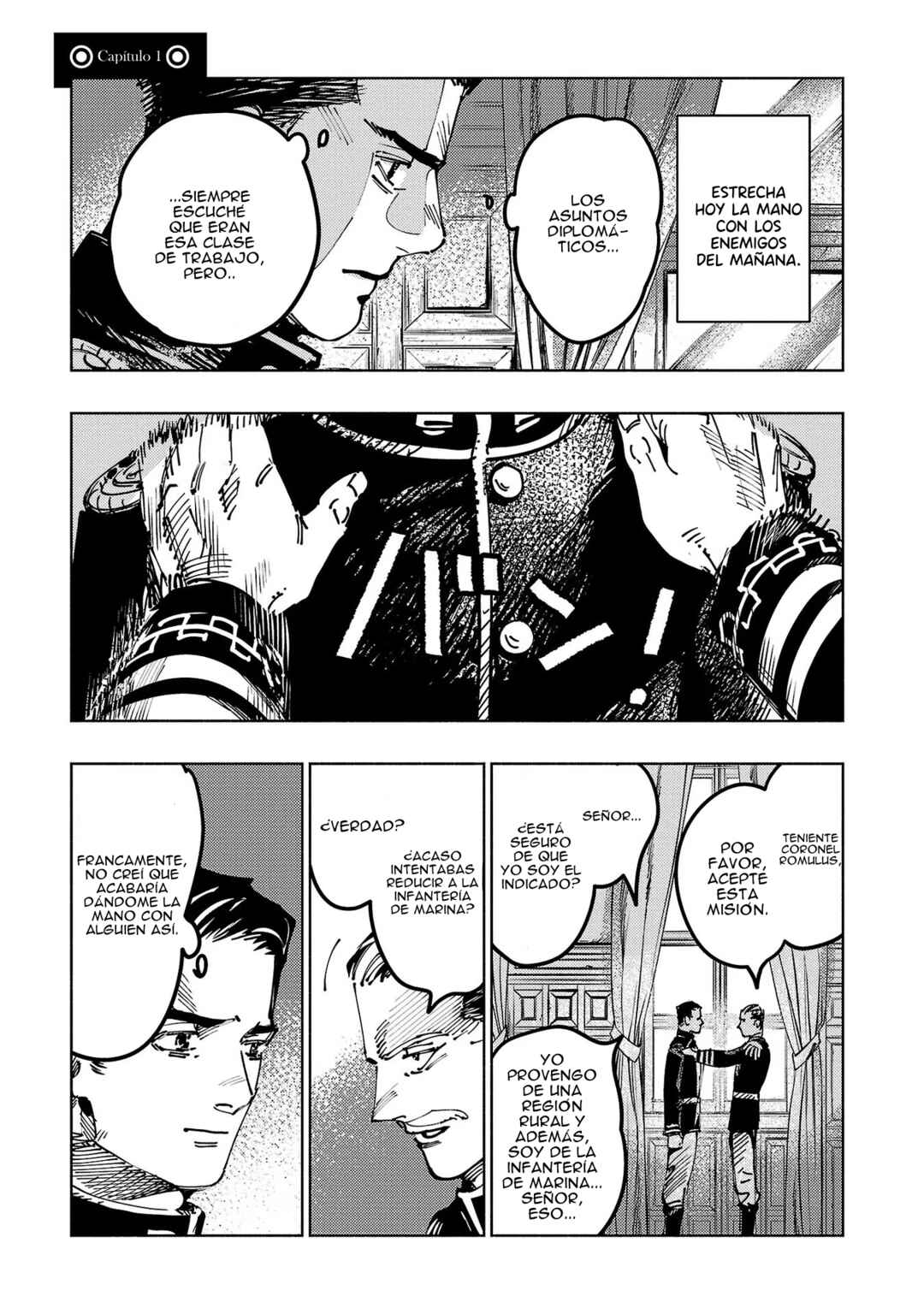 Ashita no Teki to Kyou no Akushu o Chapter 1 - Page 9