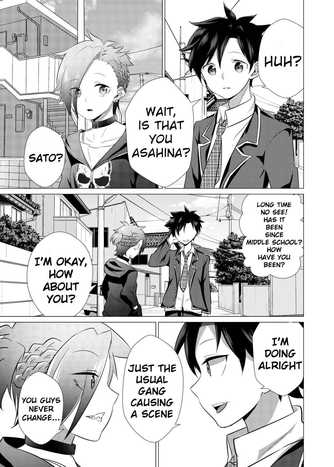Yankee-chan ga Jimi Megane ni Koisuru Hanashi Chapter 9 - Page 1