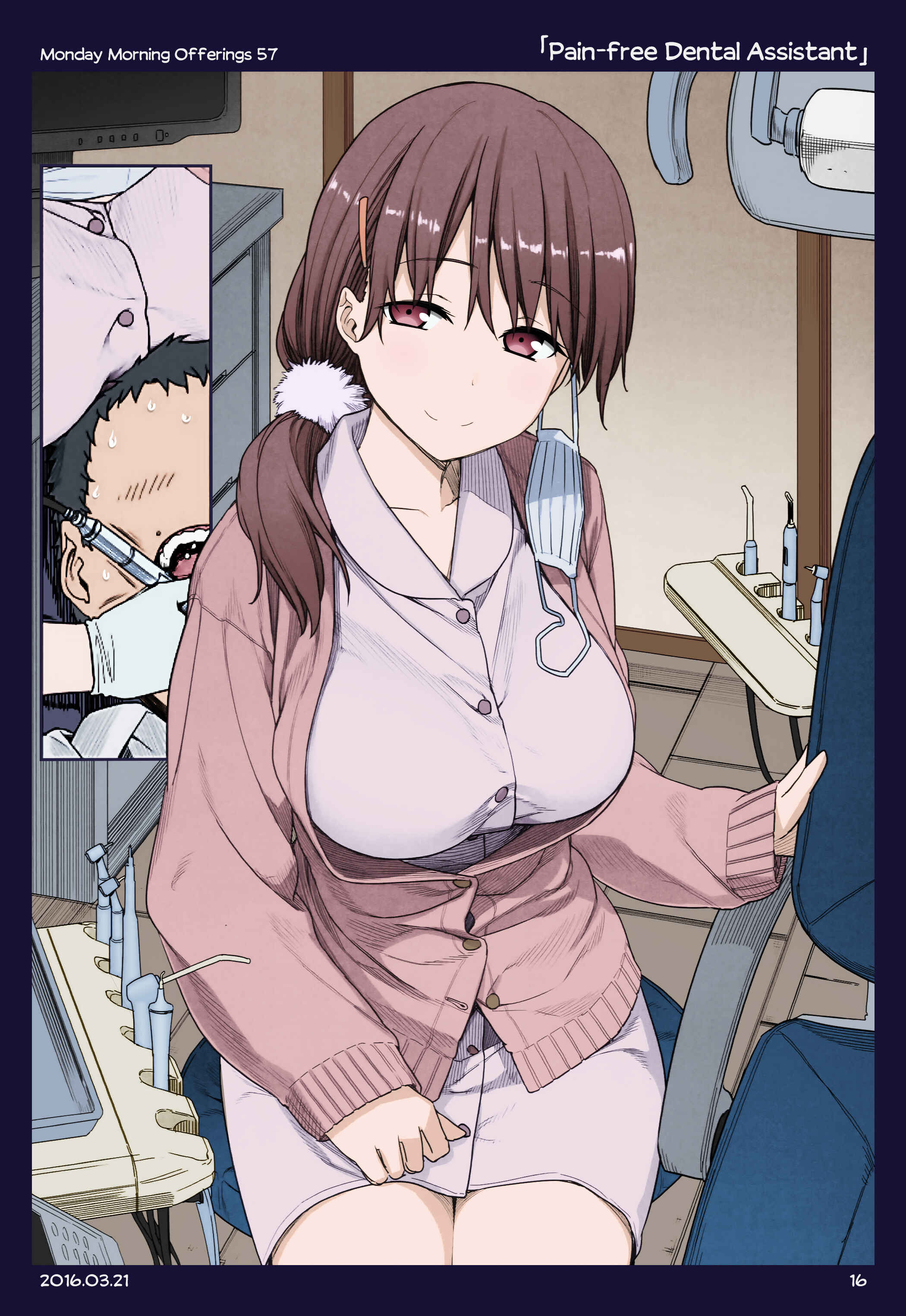 Getsuyoubi no Tawawa (Twitter Webcomic) (Fan Colored) Chapter 4 - Page 15