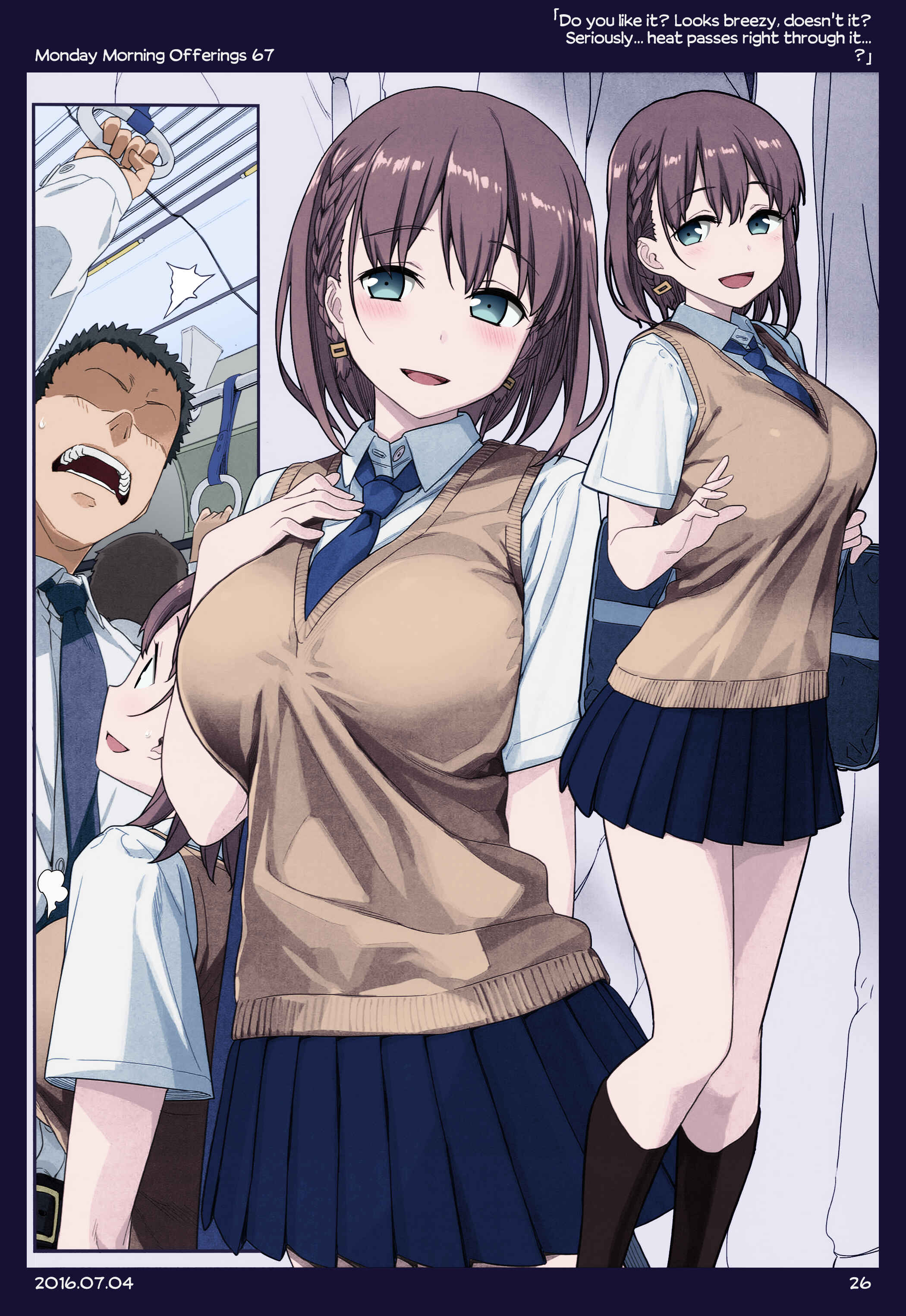 Getsuyoubi no Tawawa (Twitter Webcomic) (Fan Colored) Chapter 4 - Page 25